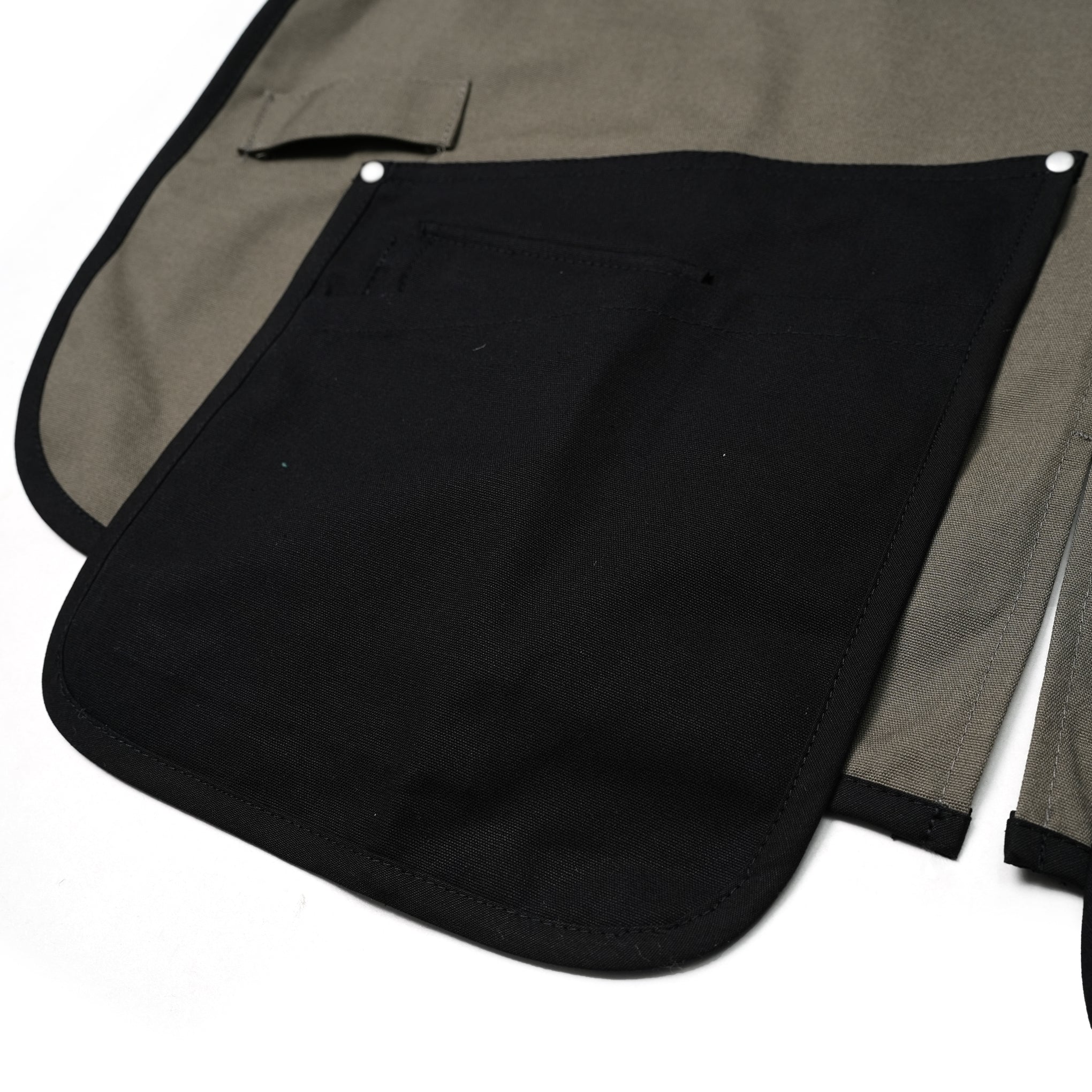 K-345_k | アウトドアエプロン | Color:Khaki/Black/Black【ROOMS_ルームス】