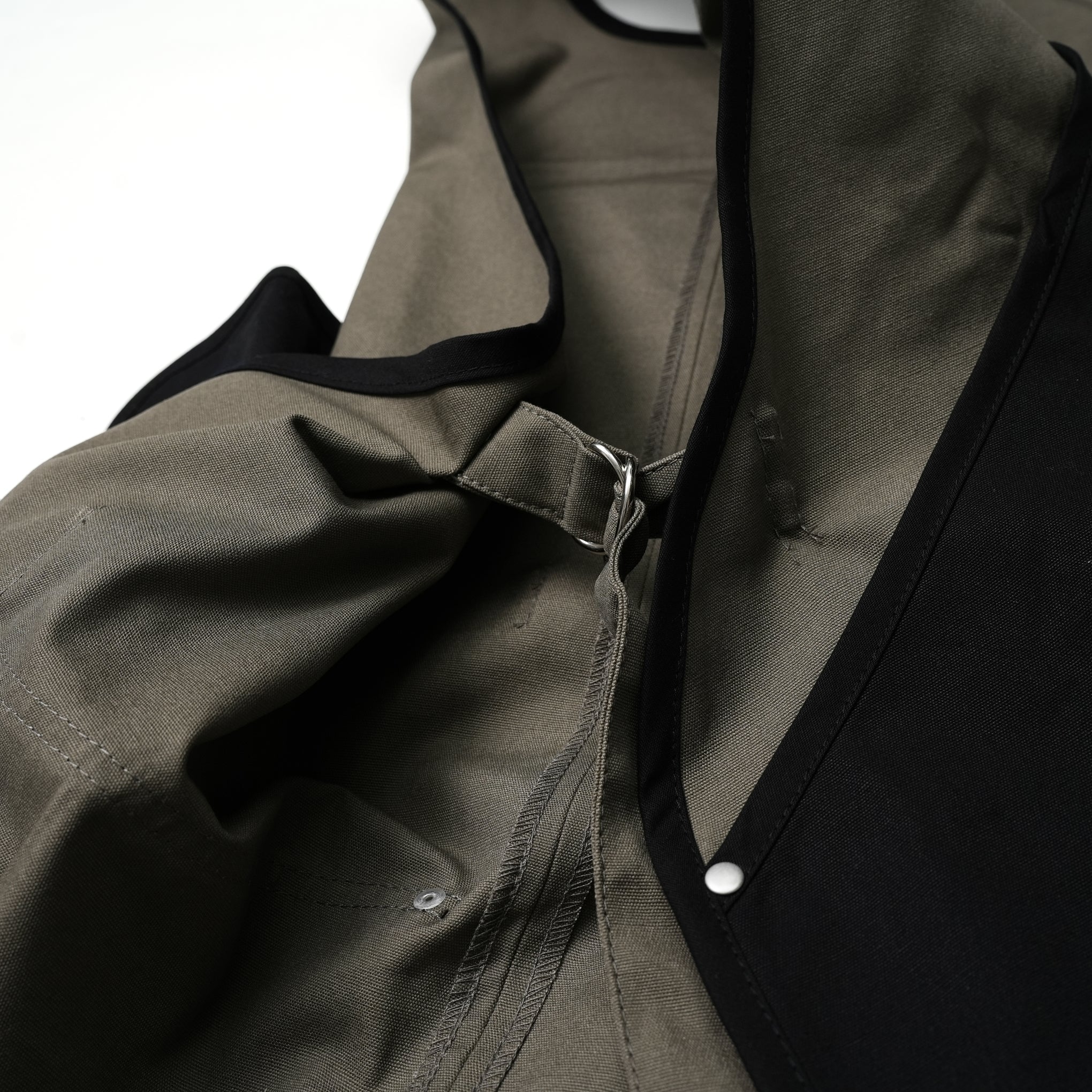 K-345_k | アウトドアエプロン | Color:Khaki/Black/Black【ROOMS_ルームス】