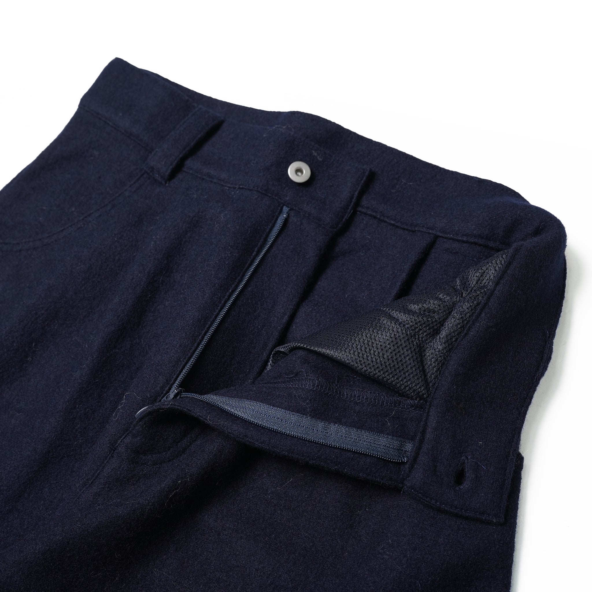 bsd23AW-10 | Erode Knit Wide Pants | Color:Navy【BEDSIDEDRAMA_ベッドサイドドラマ】