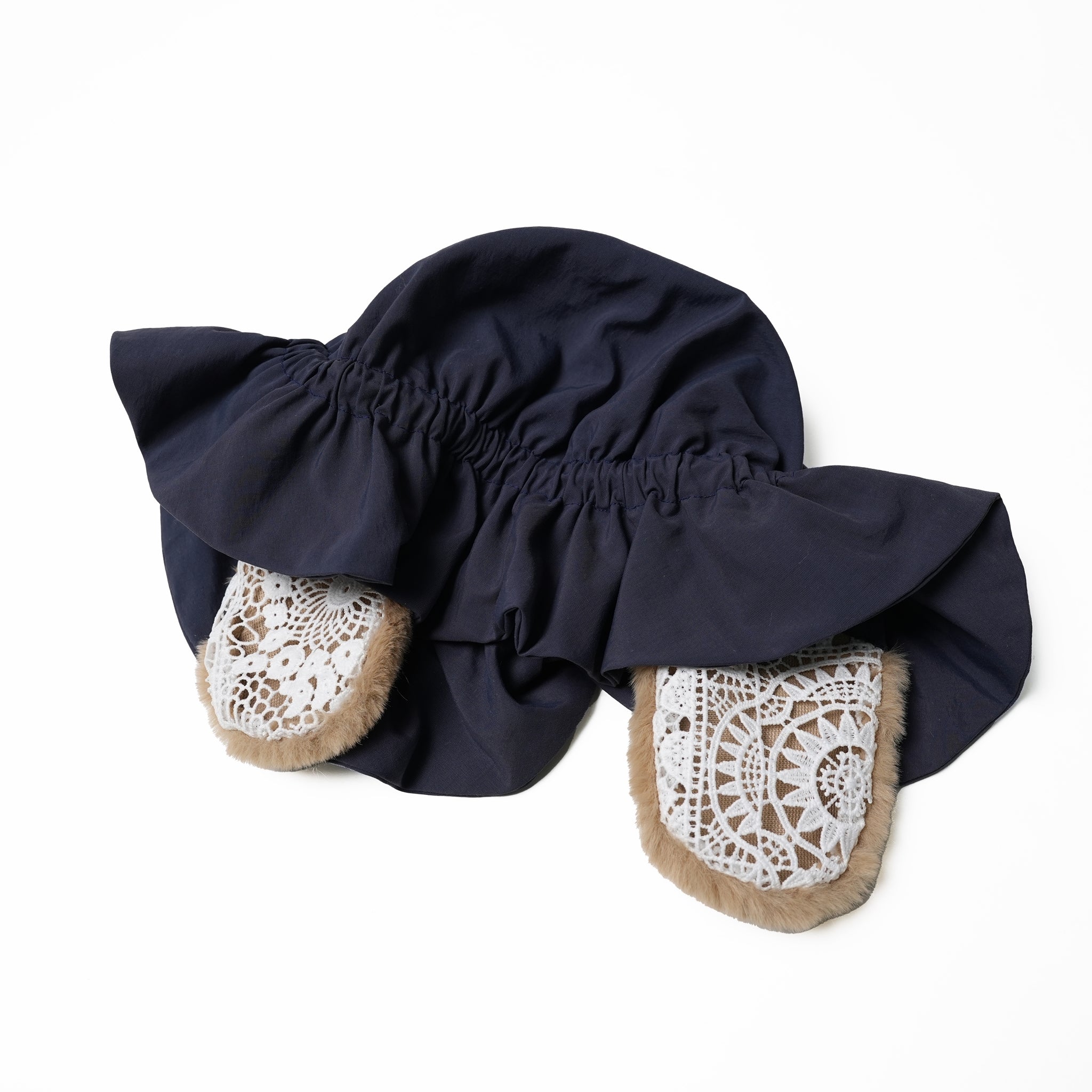 bsd23AW-29a | 2way Night Hat | Color:Navy【BEDSIDEDRAMA_ベッドサイドドラマ】【ネコポス選択可能】