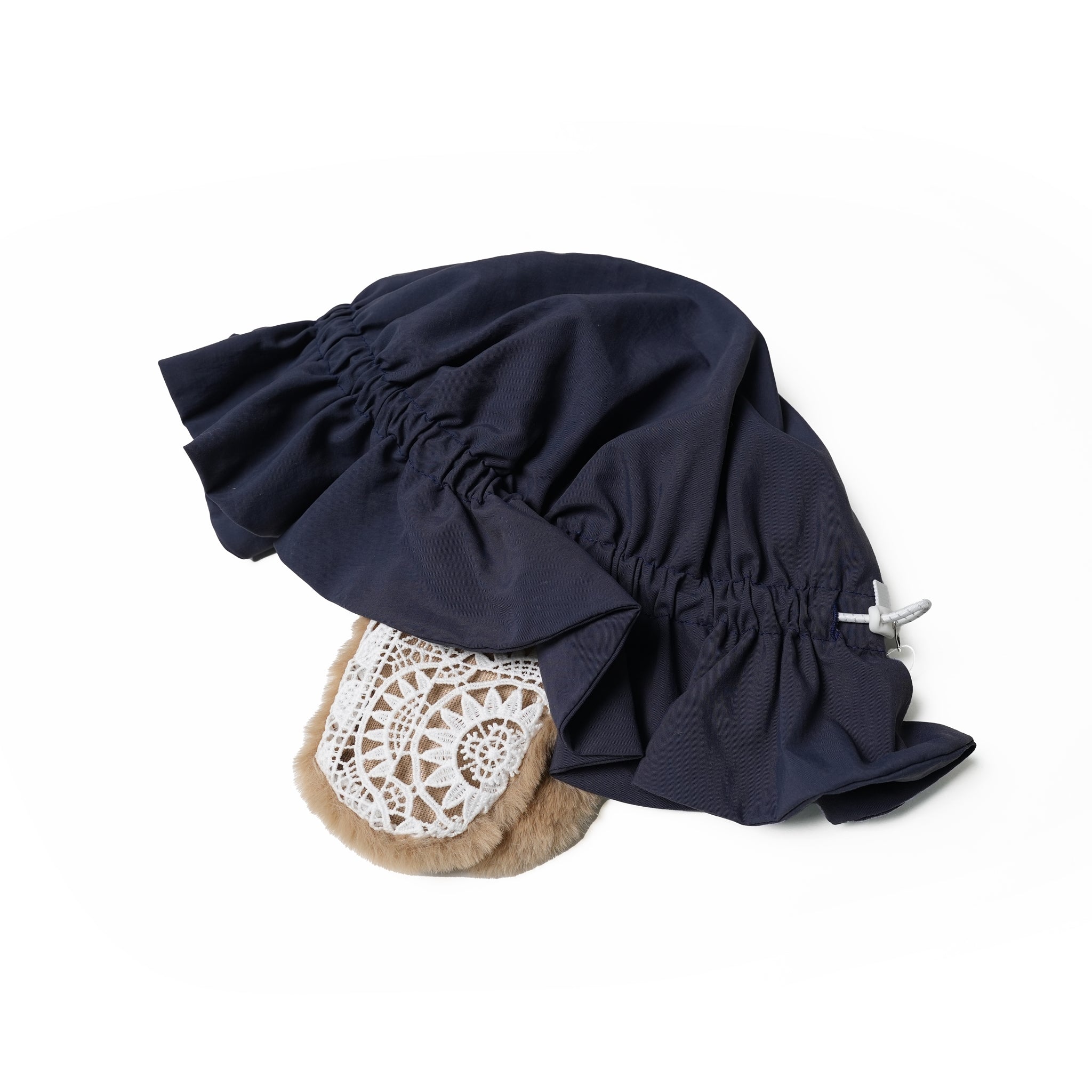 bsd23AW-29a | 2way Night Hat | Color:Navy【BEDSIDEDRAMA_ベッドサイドドラマ】【ネコポス選択可能】