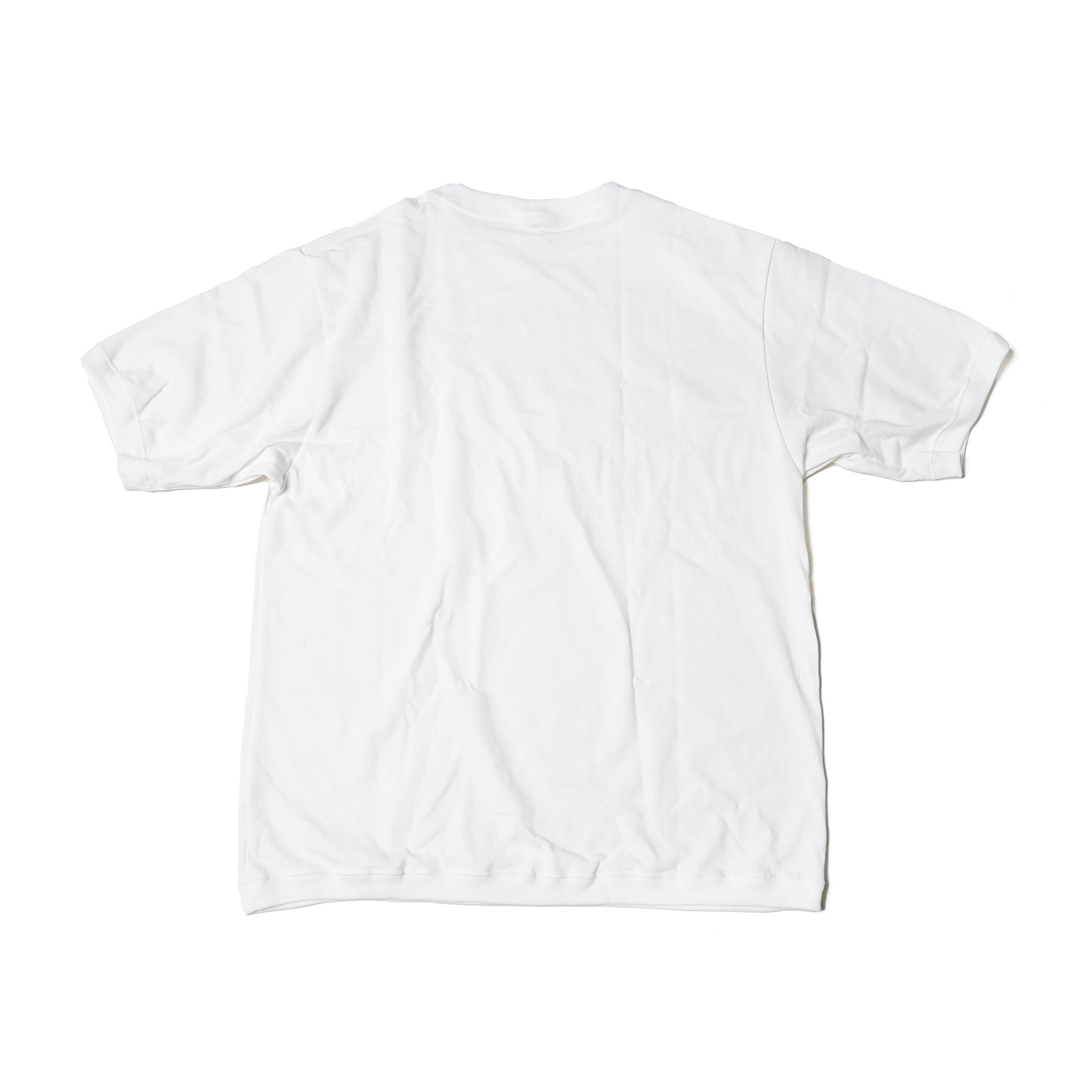 FIT-01 | WIDE CREW NECK S/S T-SHIRTS | Color:White/Black【FIT_フィット】