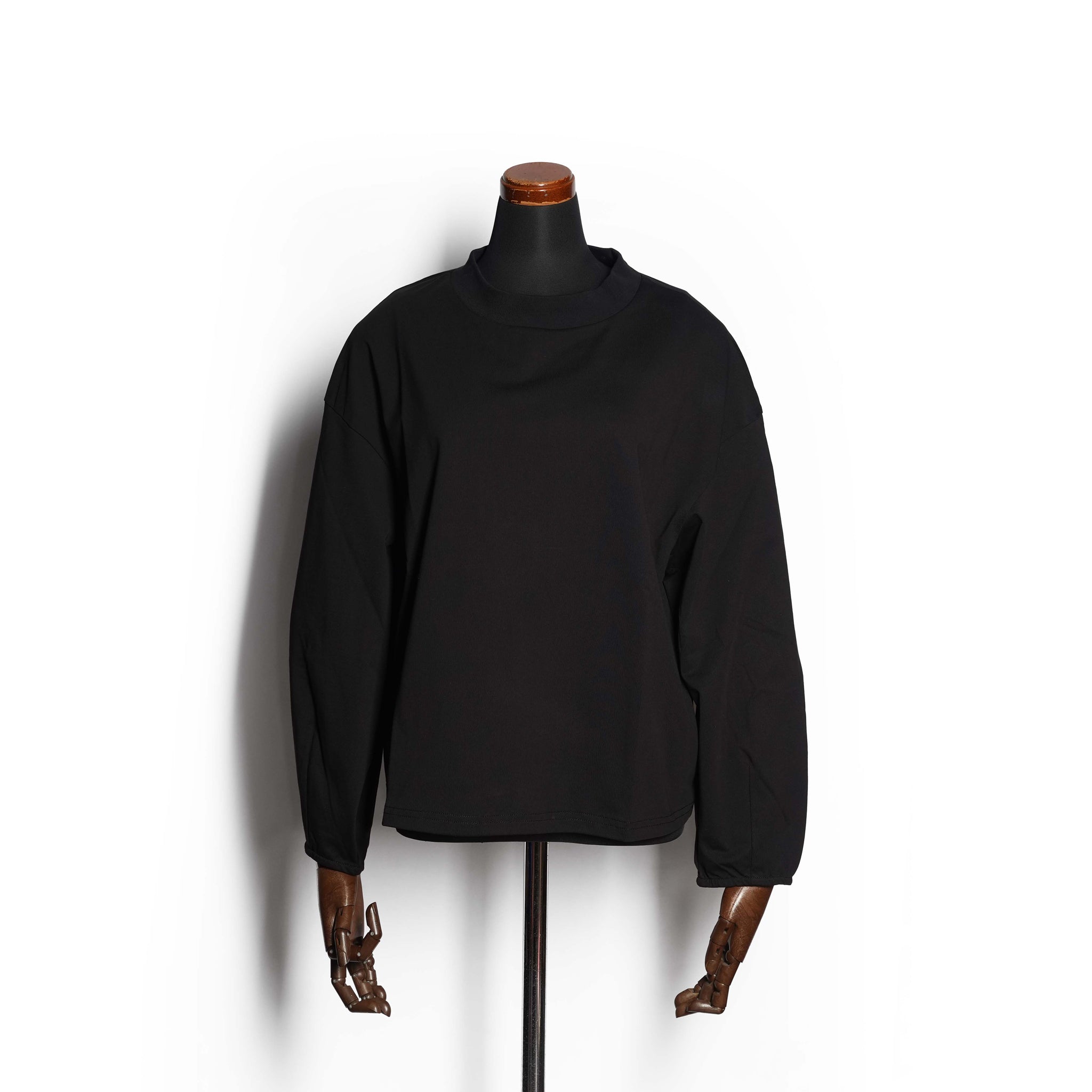 curve sleeve tee | Color_Black | No_WHT25FCS4002【WHYTO_ホワイト】 【ネコポス選択可能】