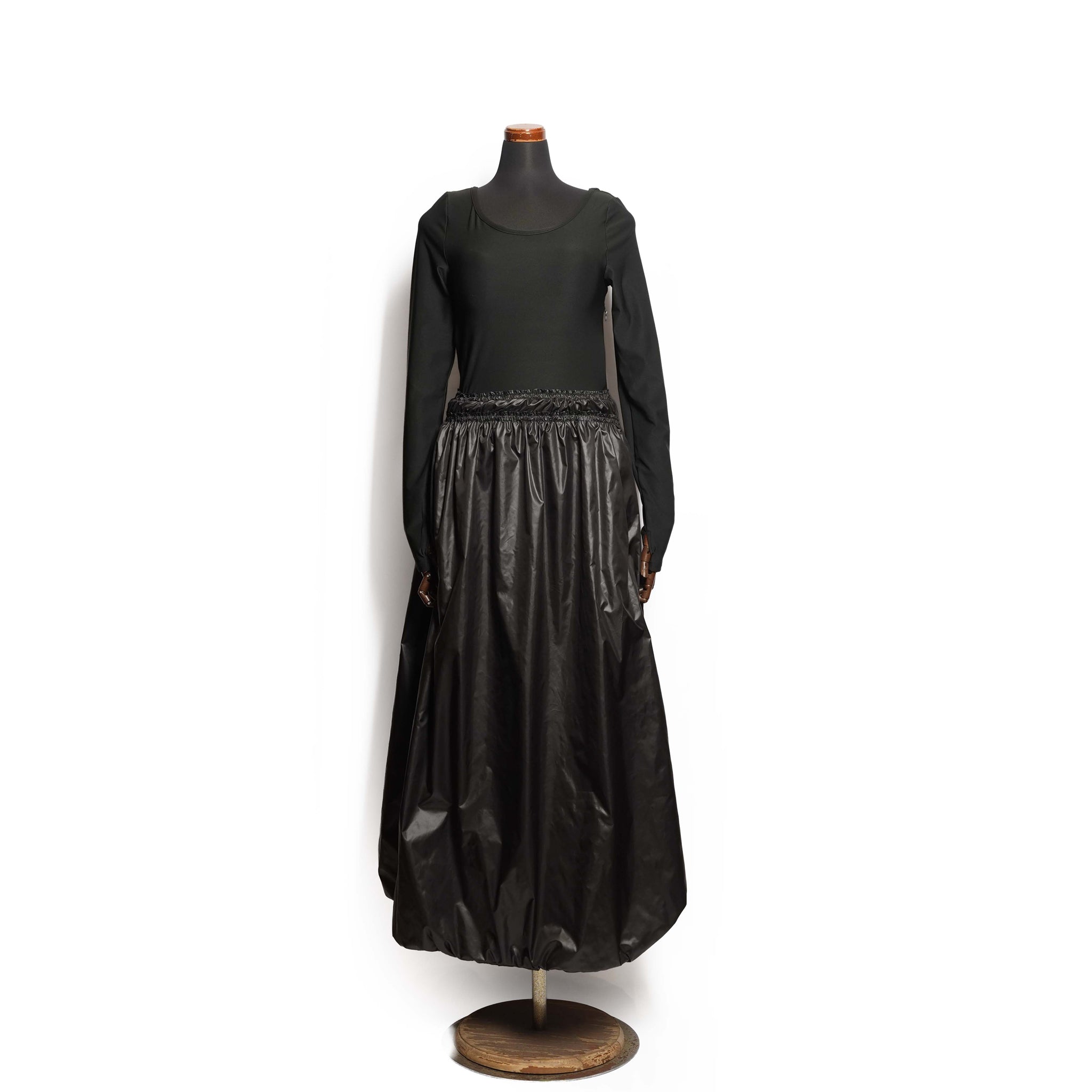 Balloon Hybrid Dress | Color:Black【AMBERGLEAM_アンバーグリーム】