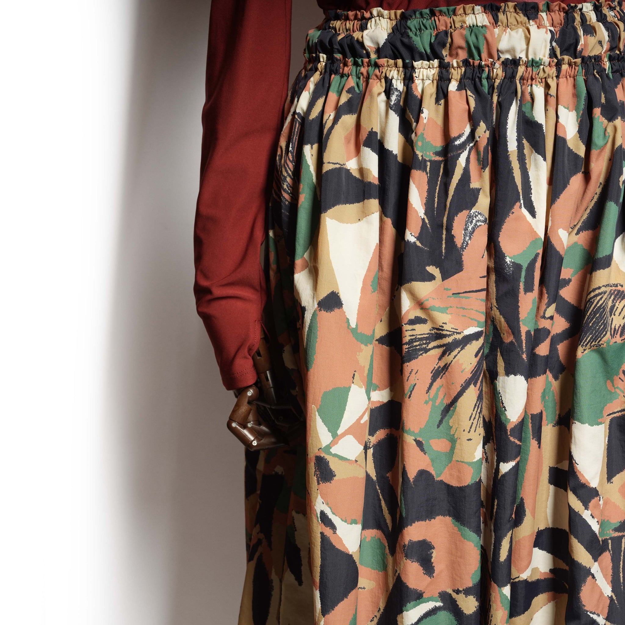 Balloon Hybrid Dress – Camoflage | AMBERGLEAM