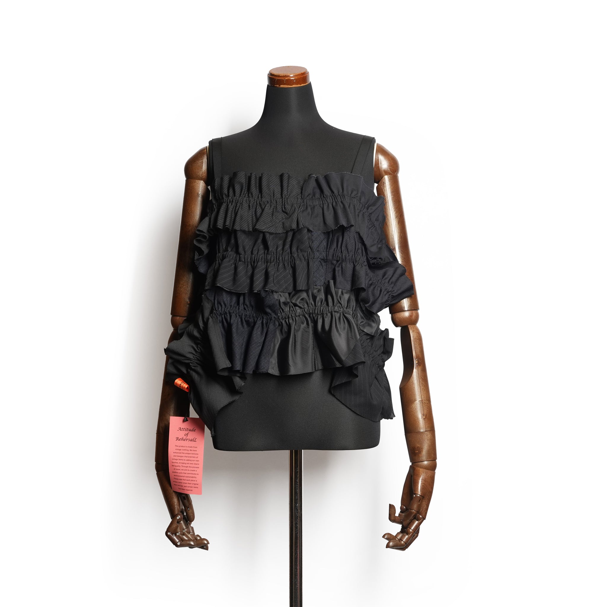 AT-283 | スーツパッチフリルキャミ | Color:Assort_18 | Size-Free【REHERSALL_リハーズオール】