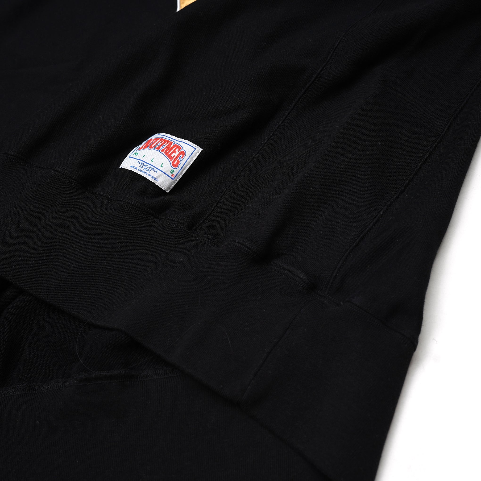 No:nm23s011_b | Name:80s ss crew college sweat | Color:Black-Brown【NUTMEG MILLS_ナツメグミルズ】