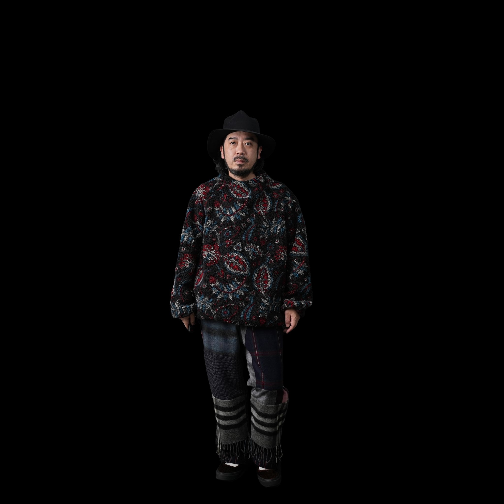 No:NV23AW-06a | Name:Courtyard Fleece Pullover | Color:Flower【NEYVOR_ネイバー】