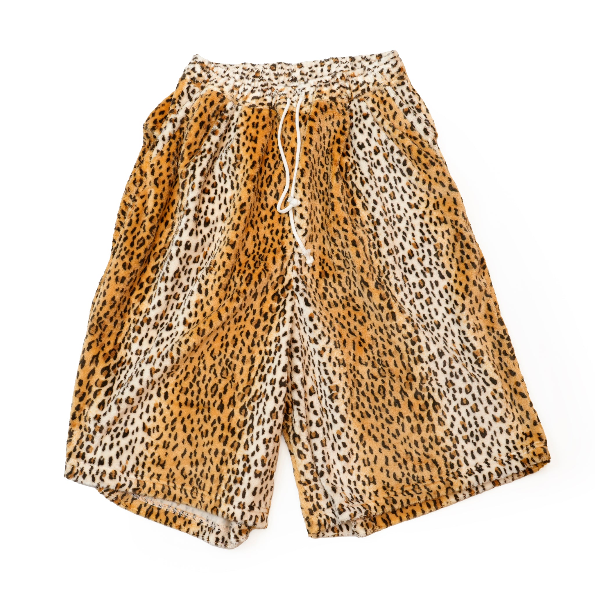 efite-04 | Leopard wide short pants | Color:Leopard【EFFECTEN_エフェクテン】【archive】