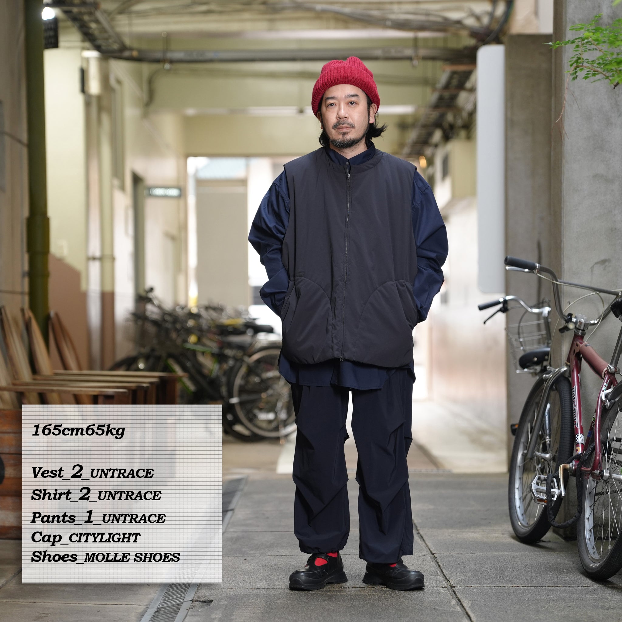 バックタック フライトパンツ | Color_Color: Dark Navy | No__163_color: dark navy【UNTRACE_アントレース】