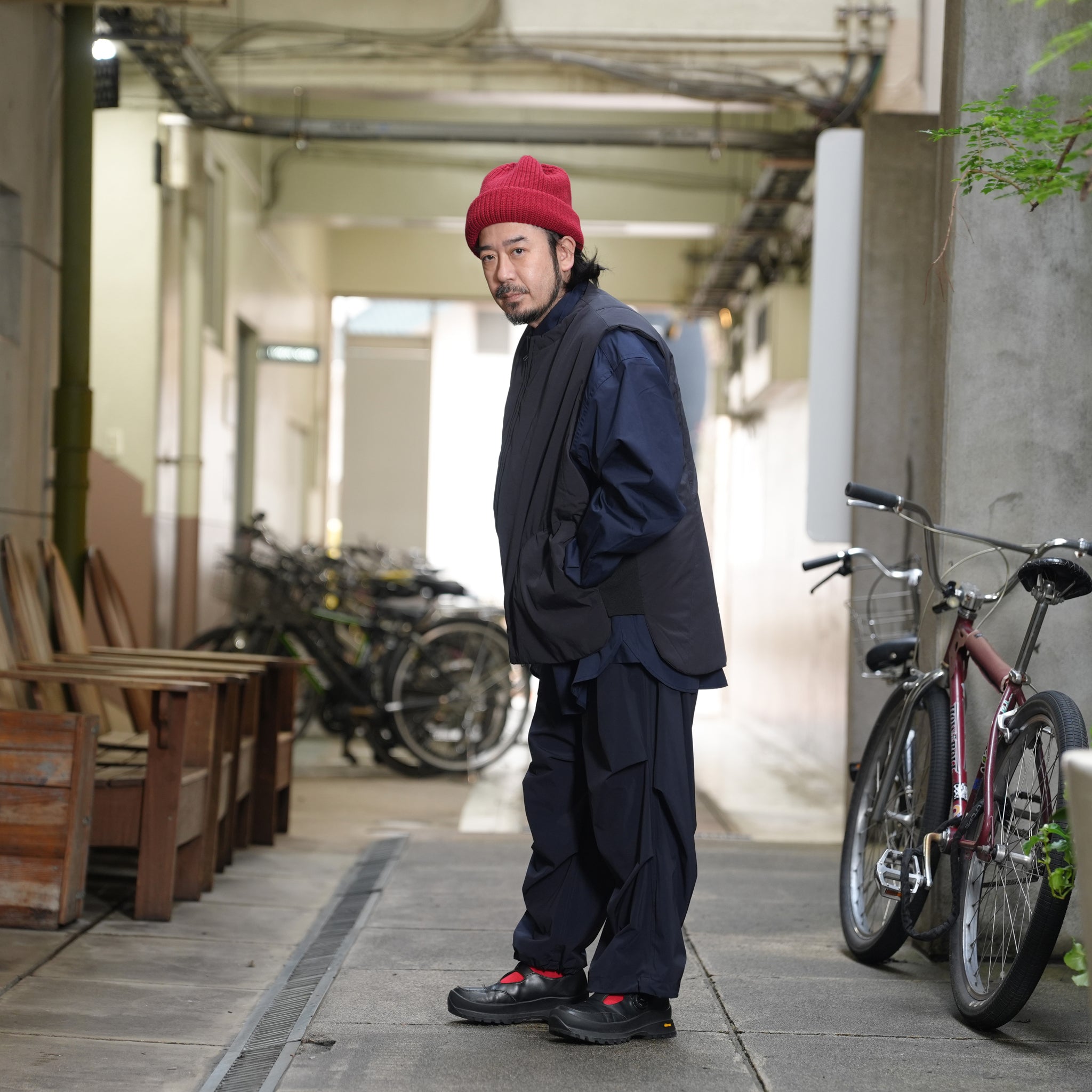 バックタック フライトパンツ | Color_Color: Dark Navy | No__163_color: dark navy【UNTRACE_アントレース】