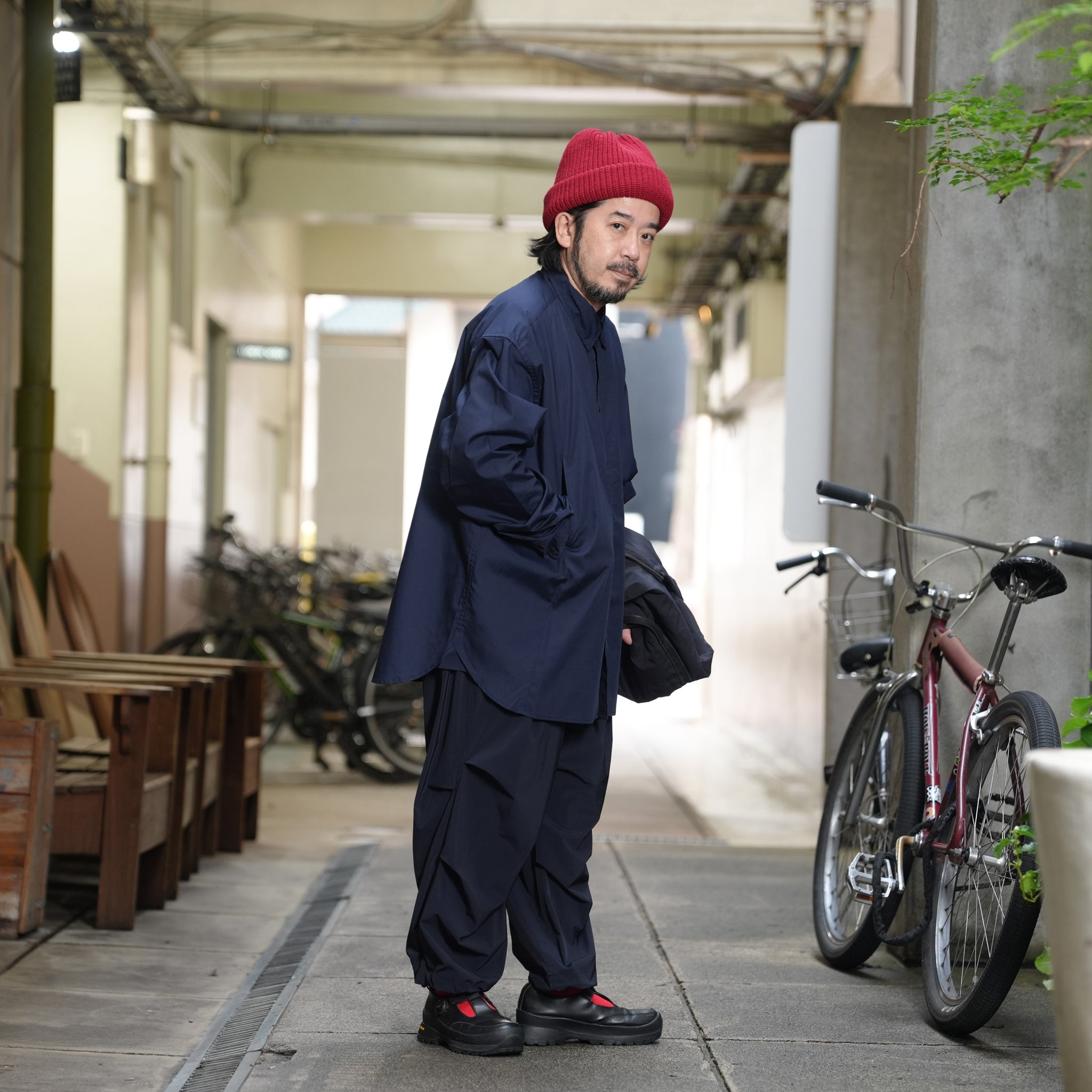 レギュラーカラーシャツ – Dark Navy | _207 – dark navy | UNTRACE