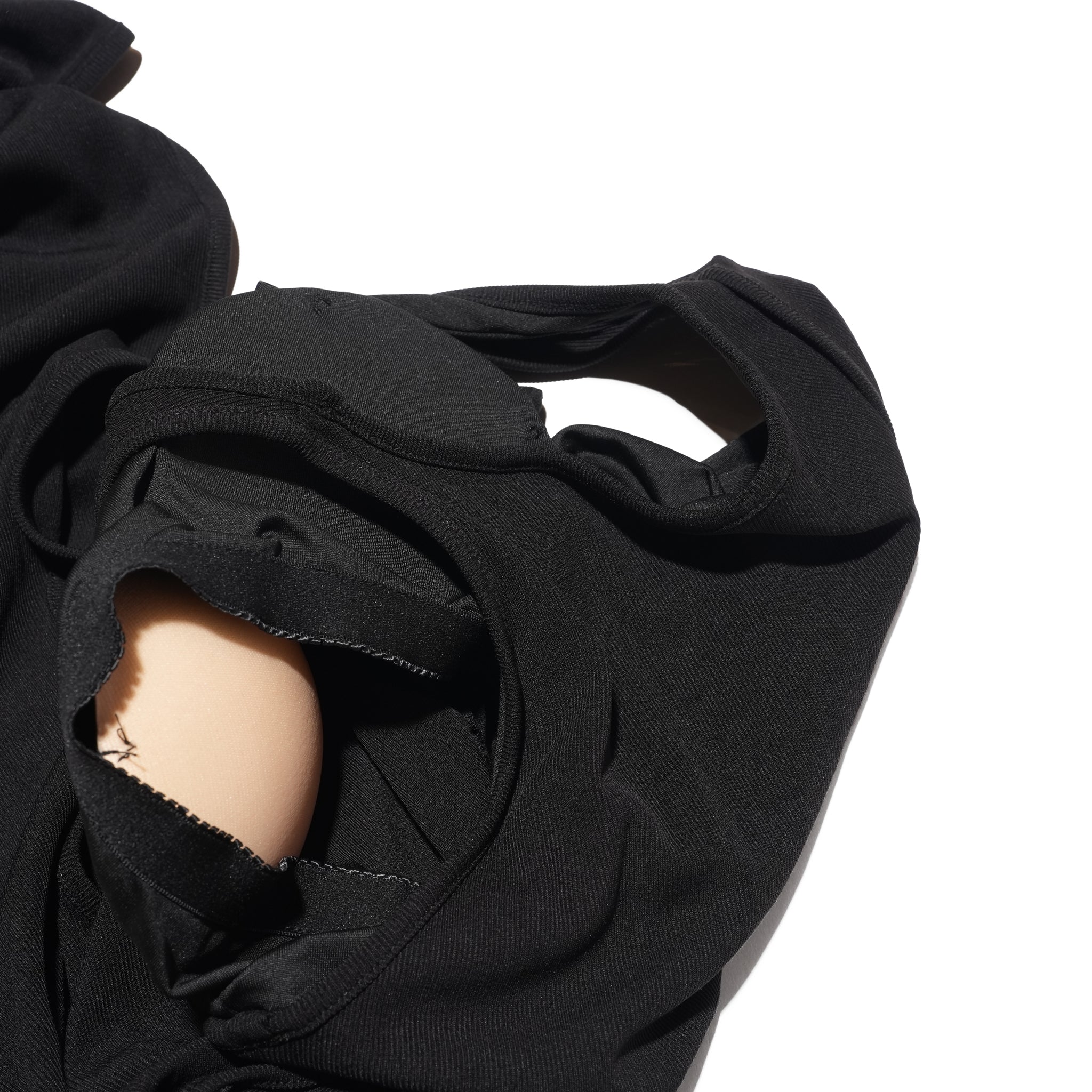 アシンメトリーRIBカットドレス – Black | 26SS-SPW-09_Black | AMBERGLEAM
