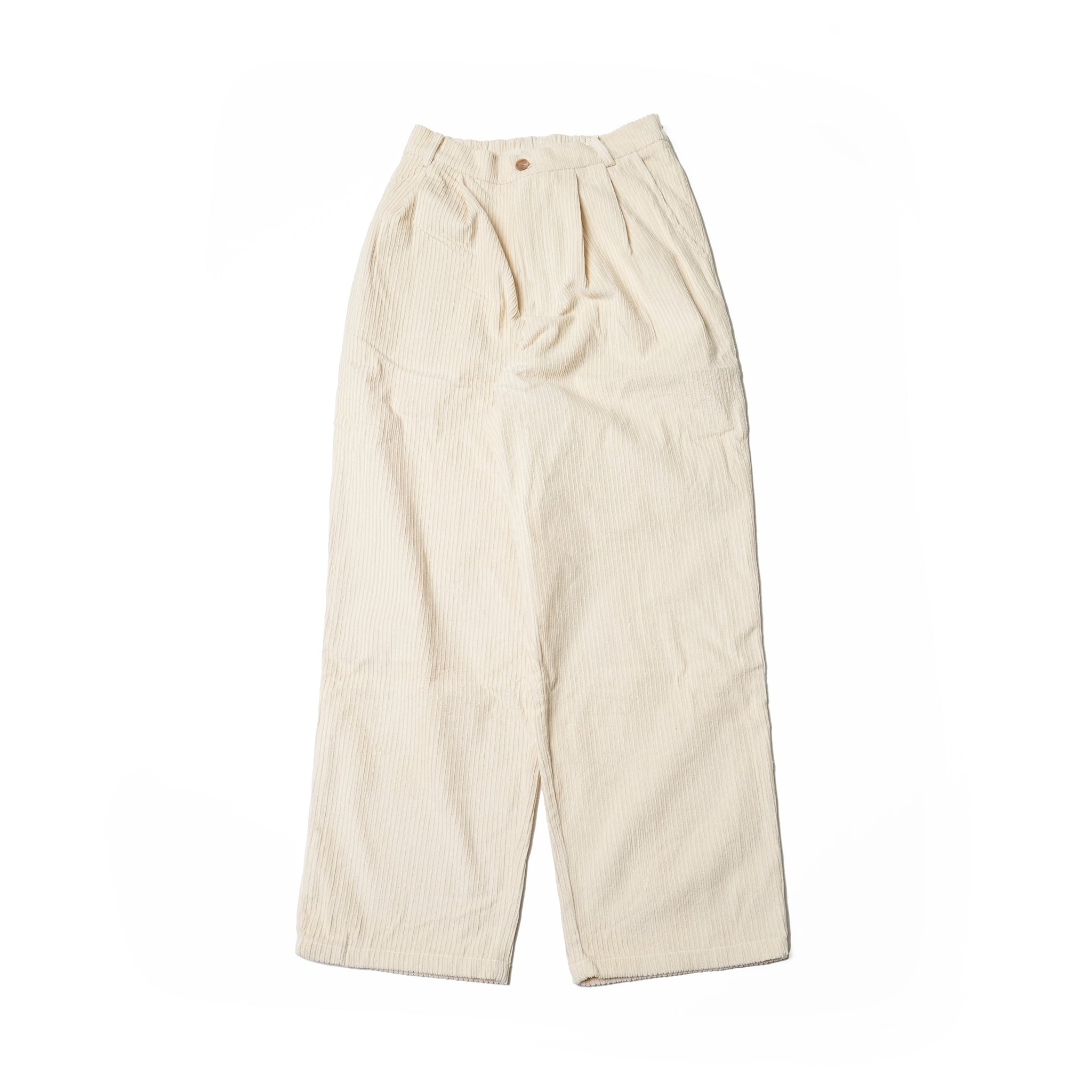 No:co-2023aw03e | Name:EASY WIDE CORDUROYPANTS | Color:Cream【CONICHIWA BONJOUR_コニチワボンジュール】