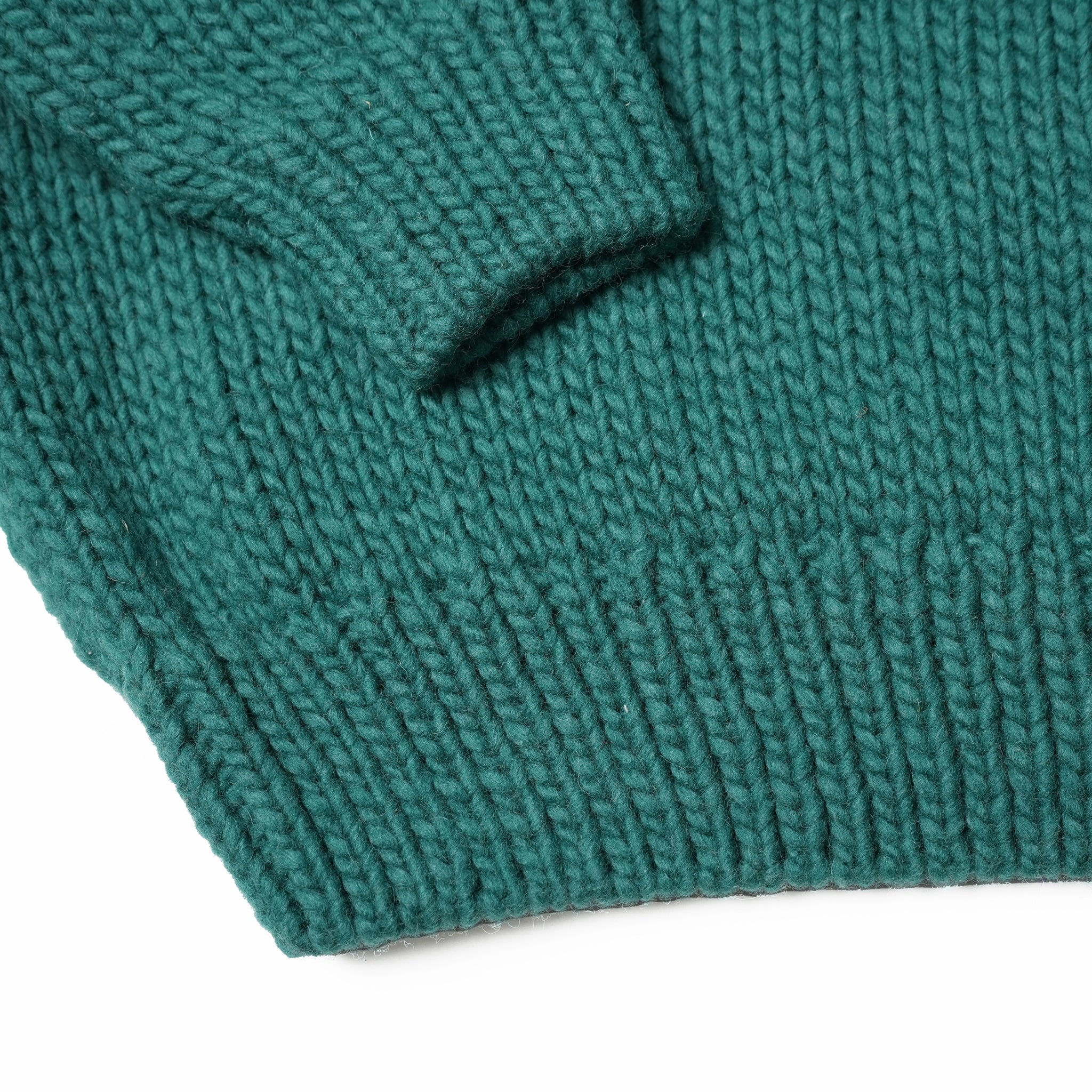 tl23f002b | peace hand knit crew | Color:Green【THRIFTY LOOK_スリフティールック】