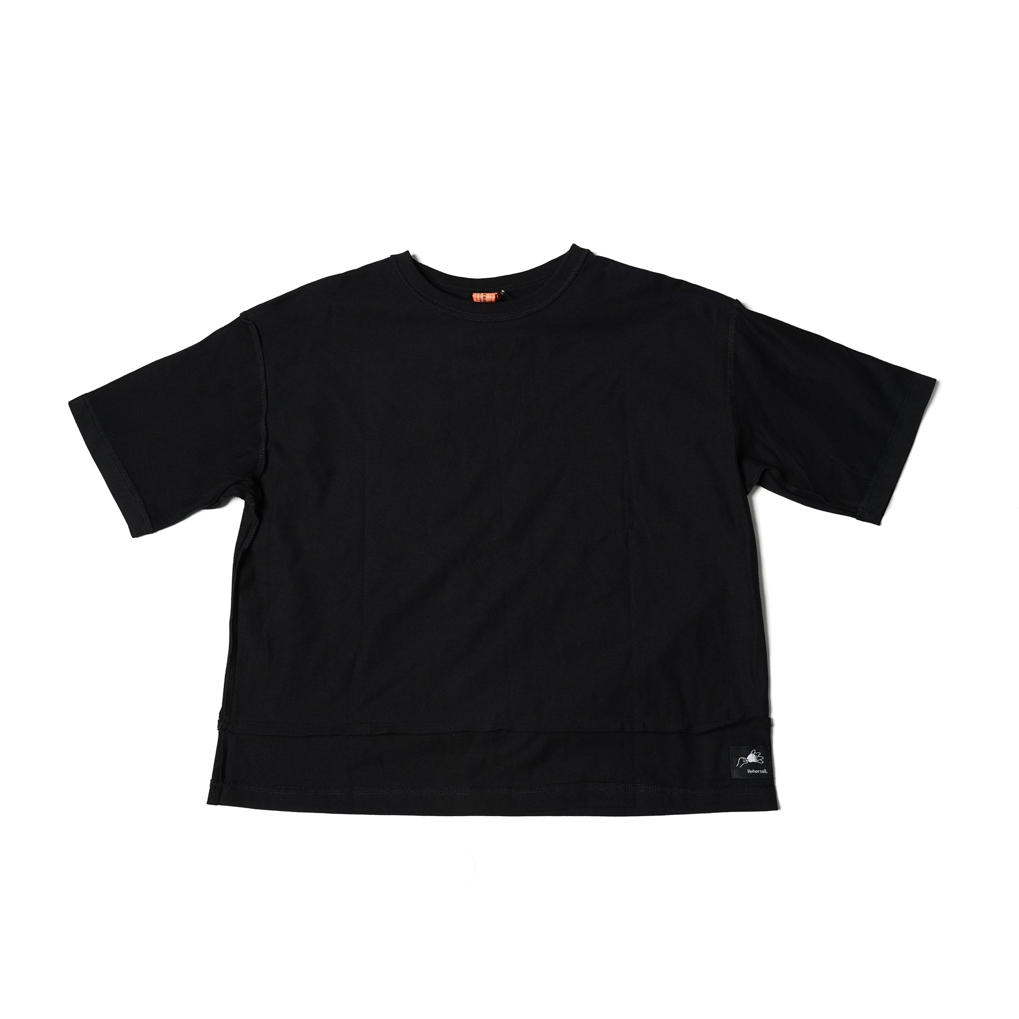 No:MATE-250 | Name:リバーシブルBIG T | Color:Wht/Blk | Size-F【REHERSALL_リハーズオール】