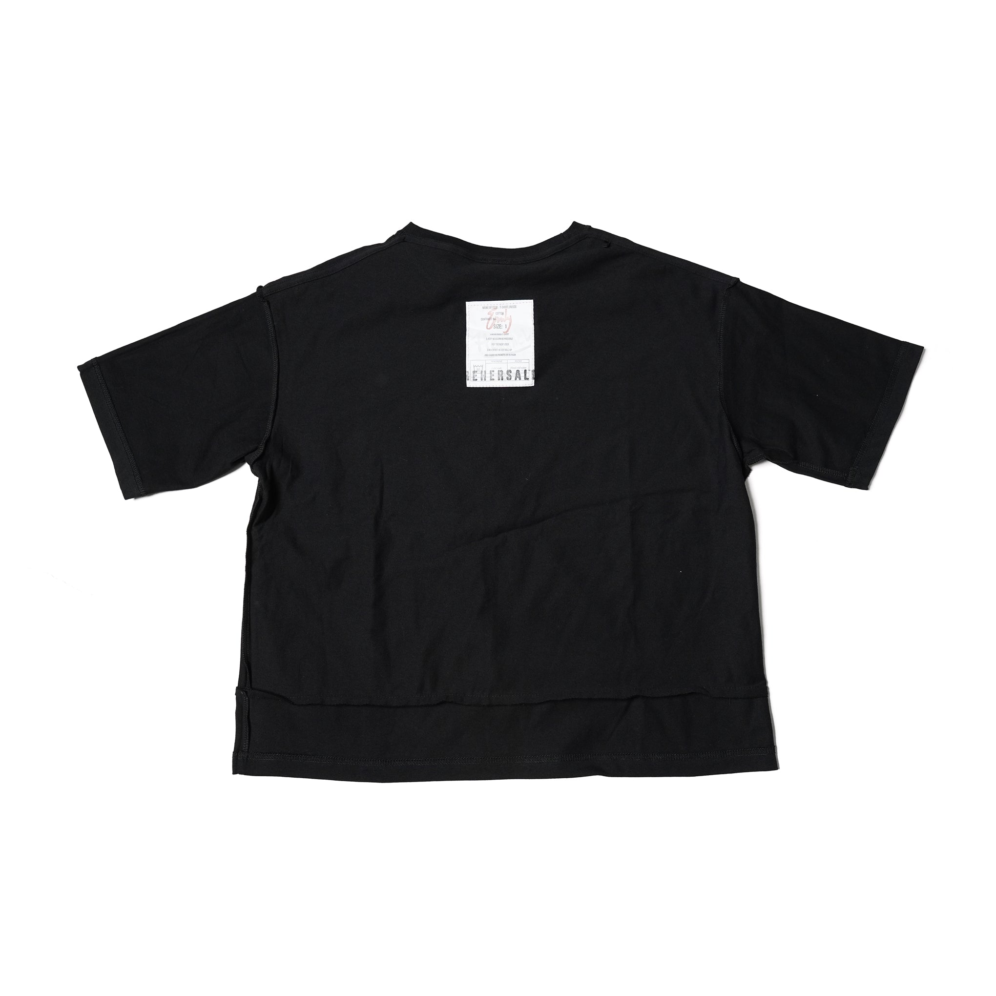 No:MATE-250 | Name:リバーシブルBIG T | Color:Wht/Blk | Size-F【REHERSALL_リハーズオール】