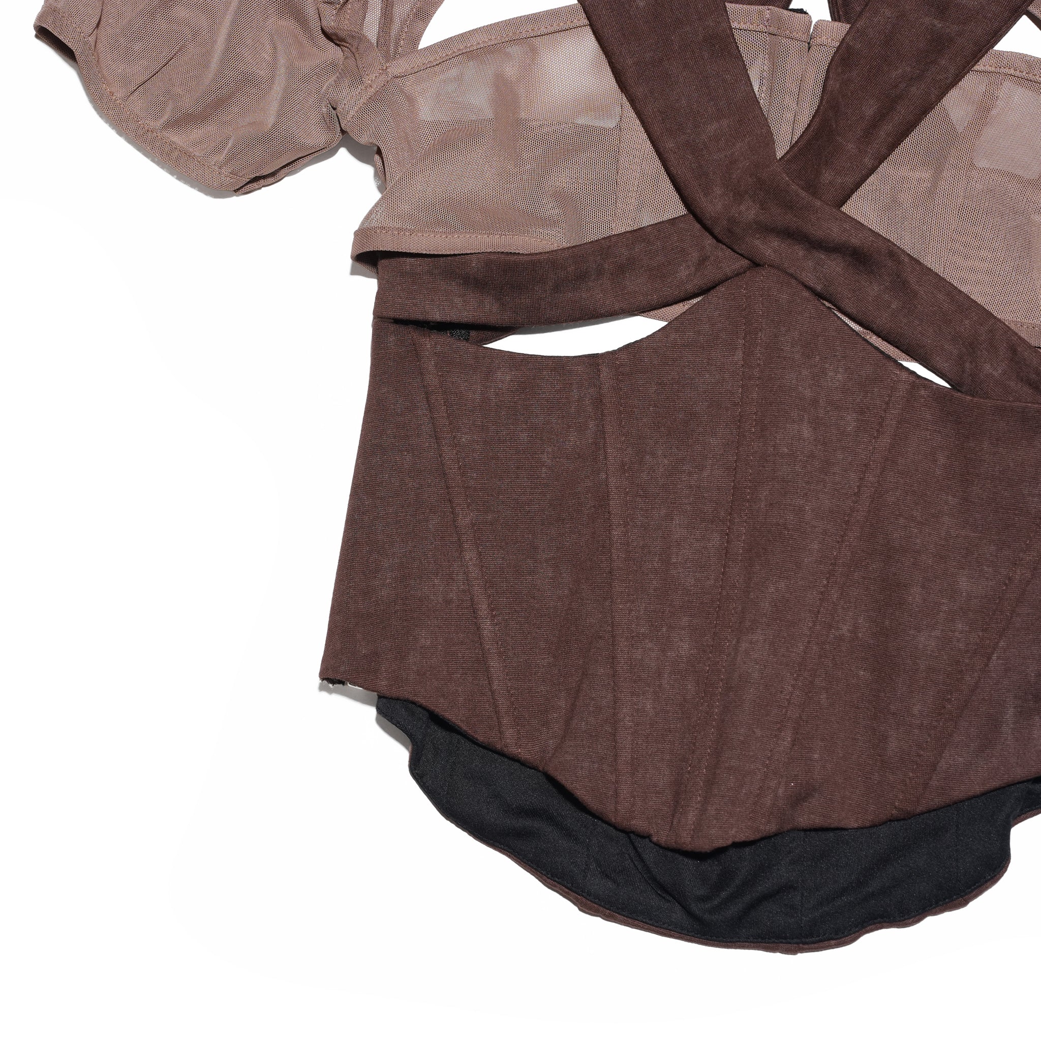 CHARMESH TOP (BROWN) | Bunny Hill Concept