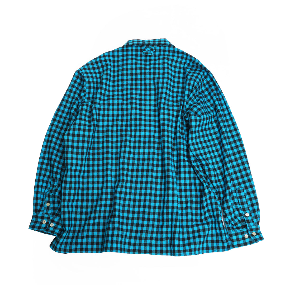 CAMP COLLAR SHIRT (GACHA POKE) *BLUE PLAID | CITYLIGHTS PRODUCTS