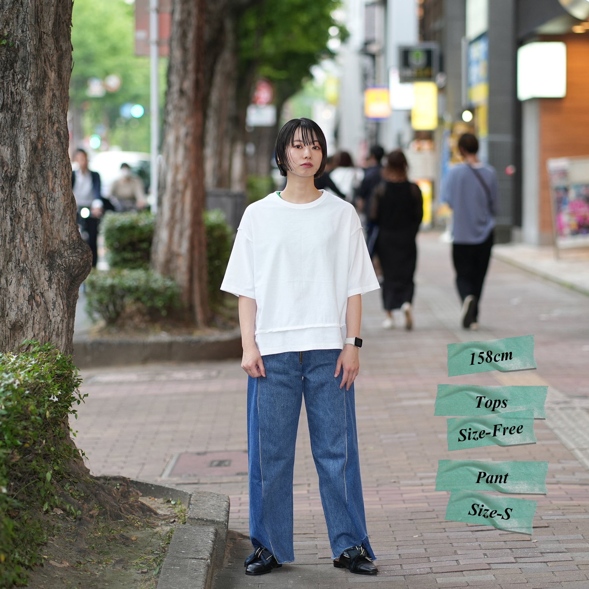 No:MATE-250 | Name:リバーシブルBIG T | Color:Wht/Blk | Size-F【REHERSALL_リハーズオール】