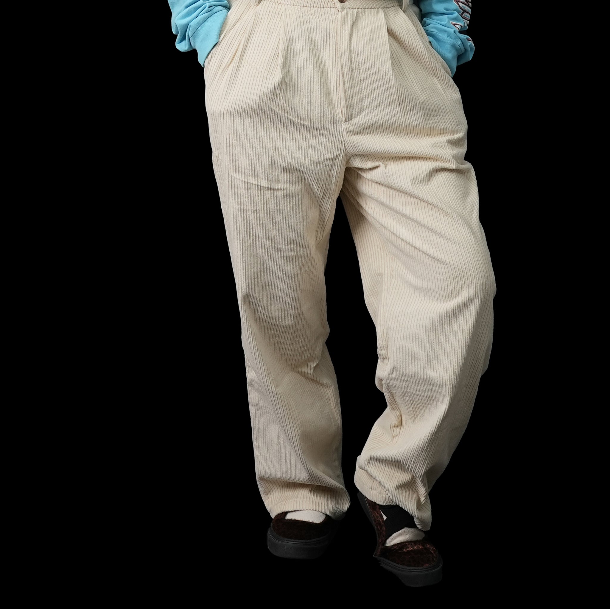 No:co-2023aw03e | Name:EASY WIDE CORDUROYPANTS | Color:Cream【CONICHIWA BONJOUR_コニチワボンジュール】