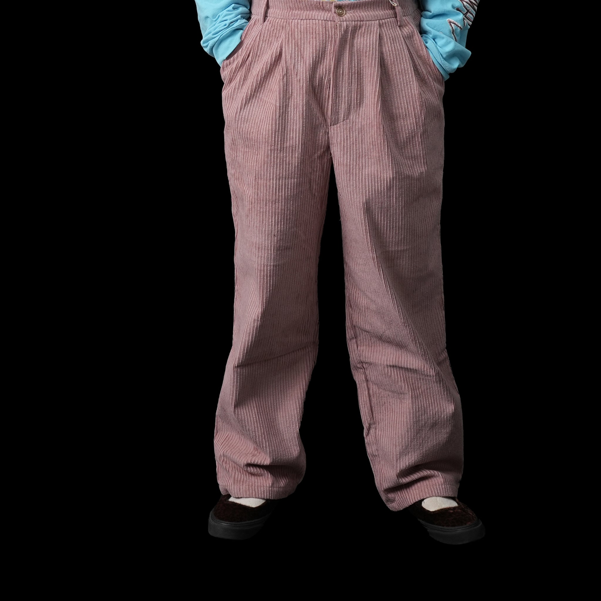 No:co-2023aw03a | Name:EASY WIDE CORDUROY PANTS | Color:Indi Pink【CONICHIWA BONJOUR_コニチワボンジュール】