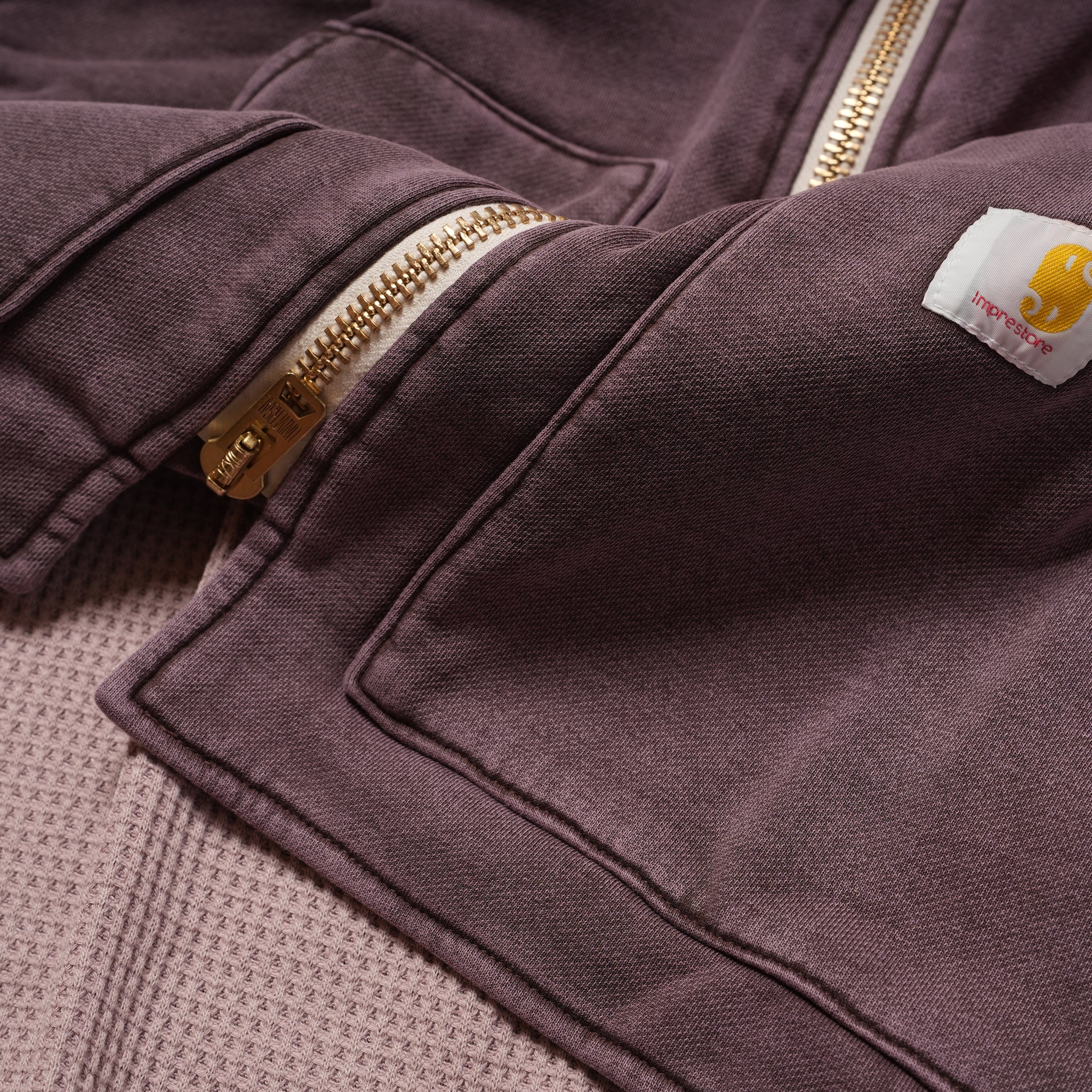 Cleary_Zip Vest | Color_Brown | No_CZ-ImSt-328A_Brown【IMPRESTORE_インプレストア】