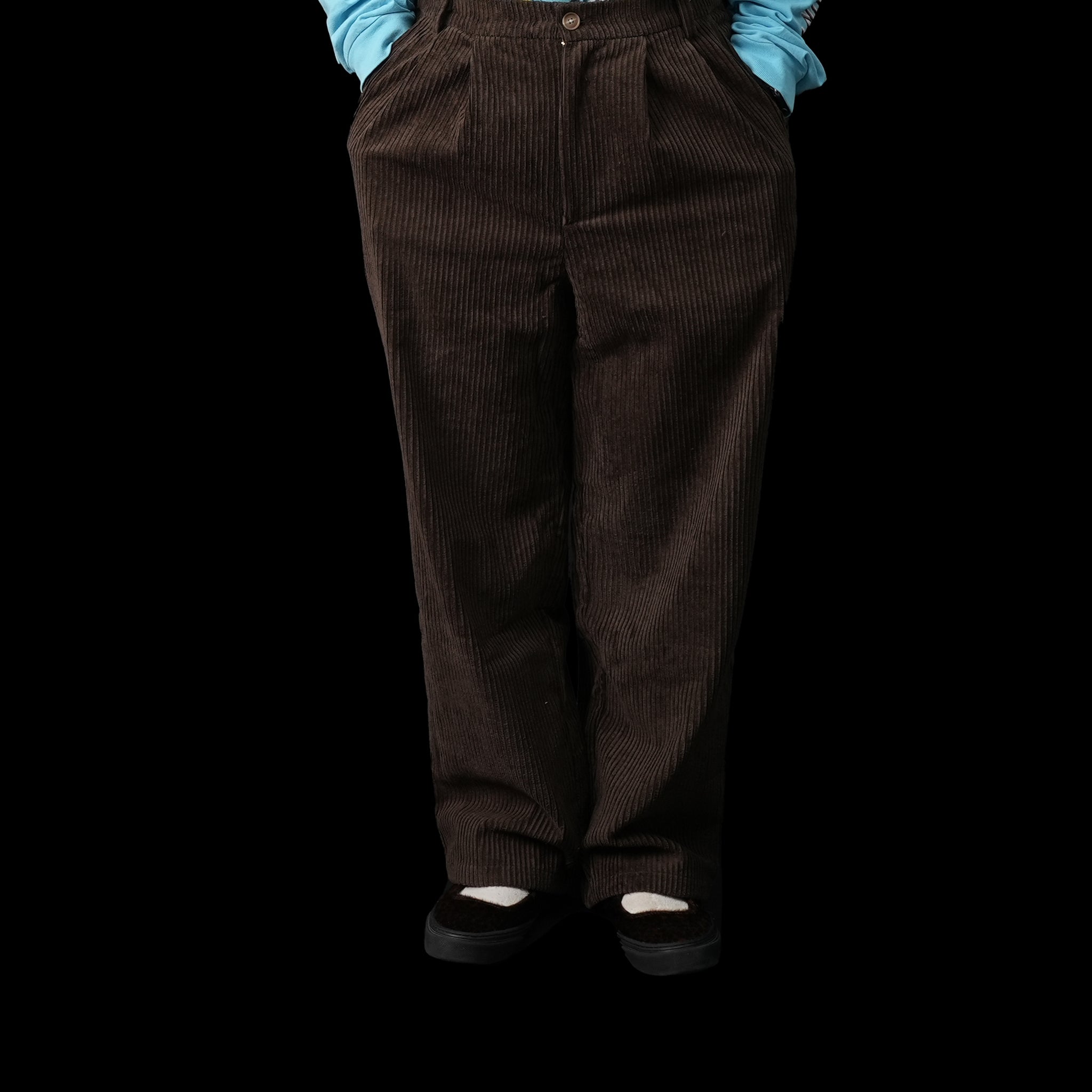 No:co-2023aw03d | Name:EASY WIDE CORDUROYPANTS | Color:Brown【CONICHIWA BONJOUR_コニチワボンジュール】