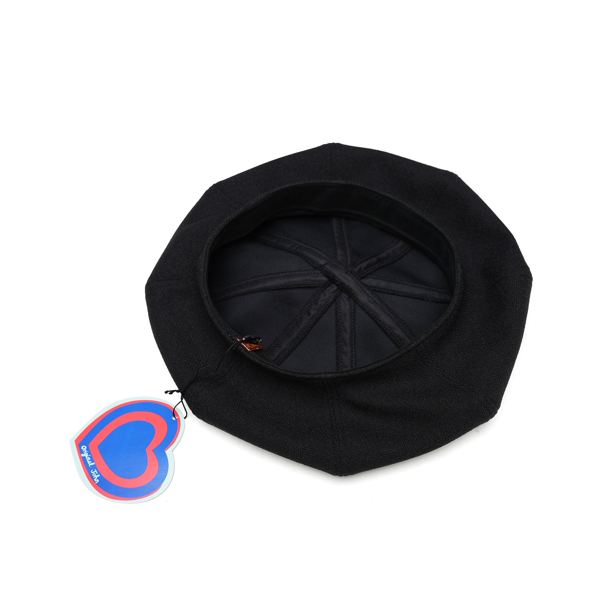 No:HT511 | Name:ROOTS ROCKER BERET | Color:Black【ORIGINAL JOHN_オリジナルジョン】