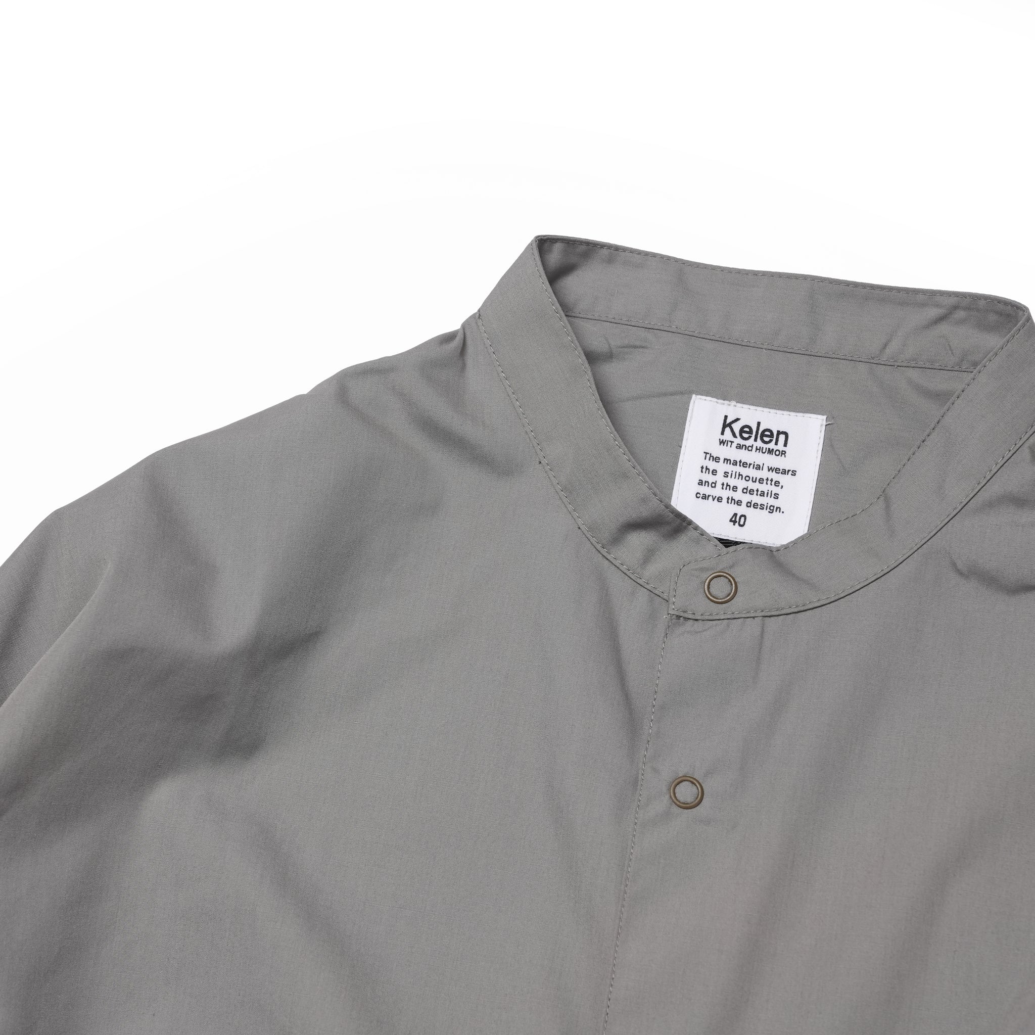 LIPMOA SOLID | Color_Charcoal | No_KLM25FSH1105_Charcoal【KELEN MEN_ケレン】