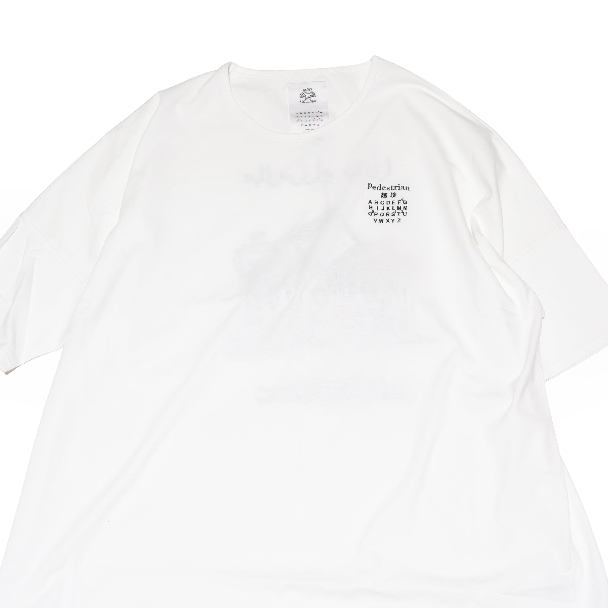 TRIBE EMBROI BIG TEE – White | STOF