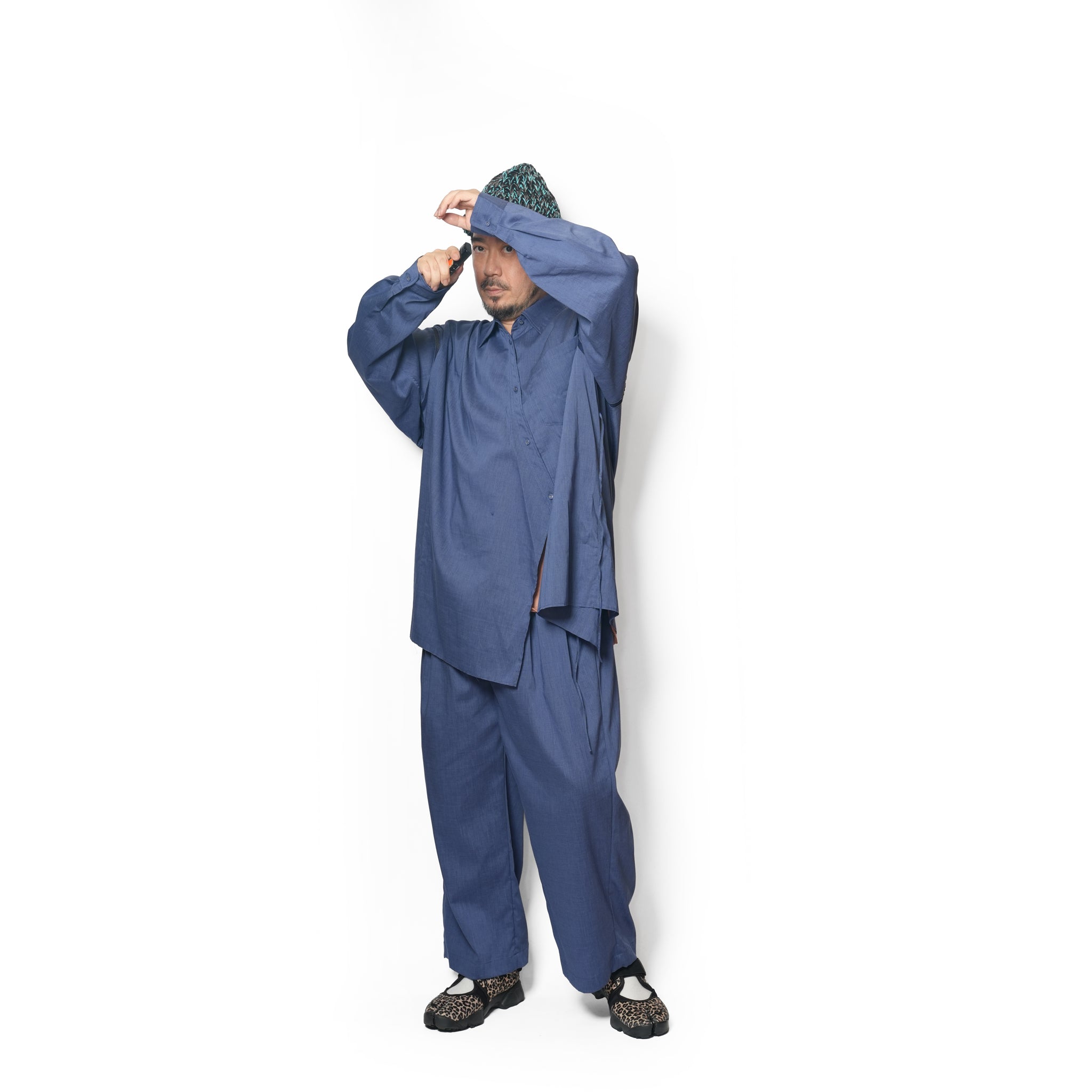 SAMUE SHIRT 改– Blue | STOF