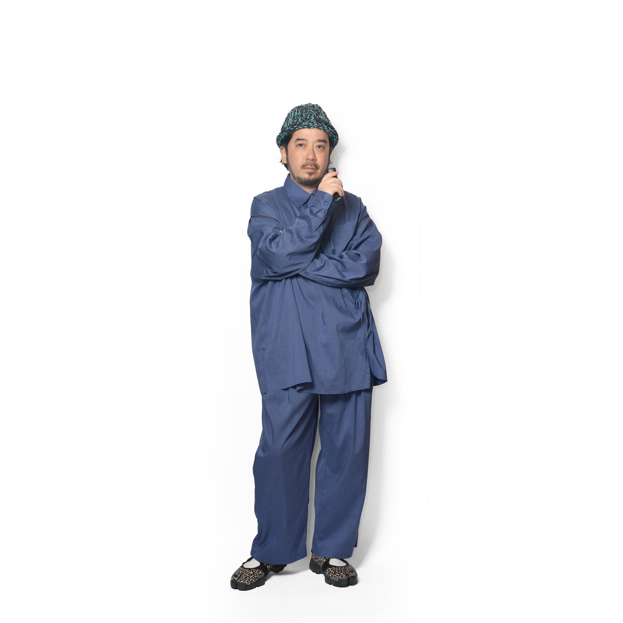 SAMUE SHIRT 改– Blue | STOF