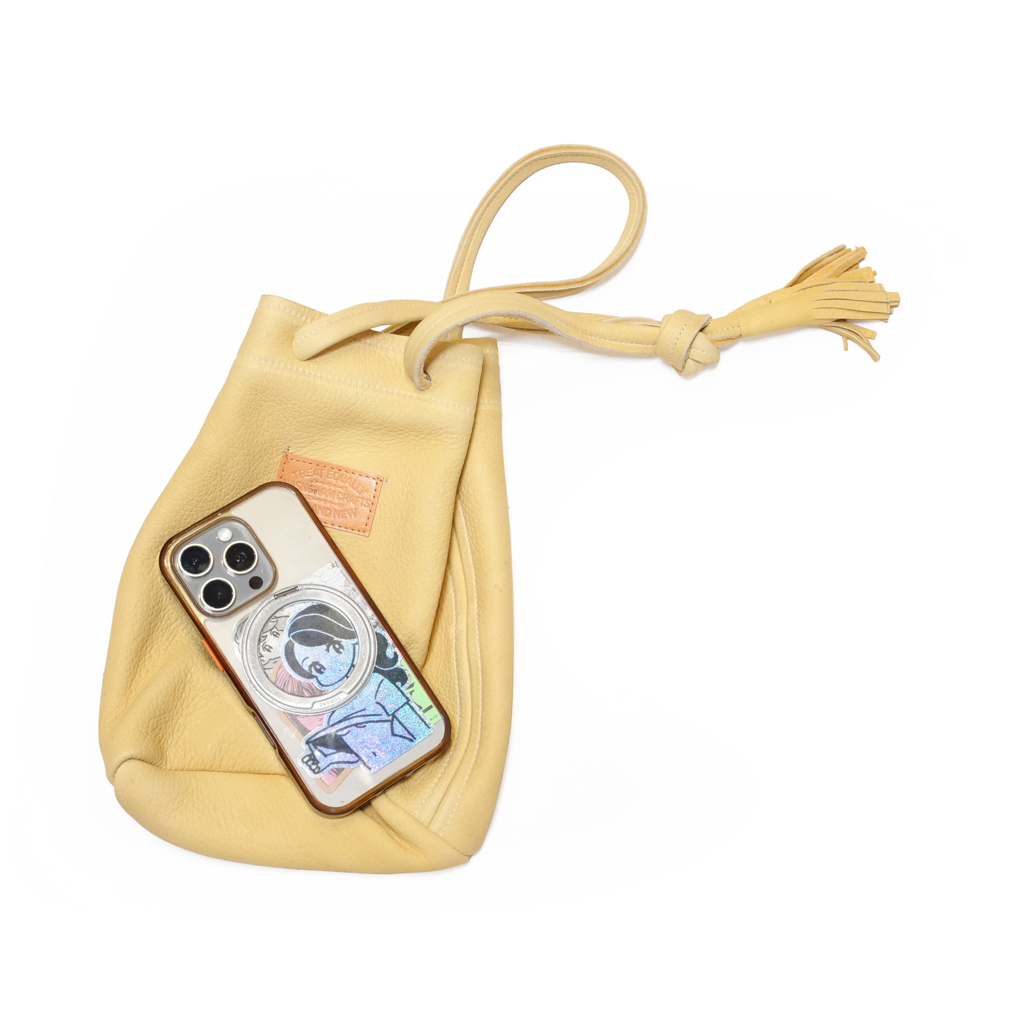 DEARSKIN WHISKY BAG – Camel / Black | NASNGWAM