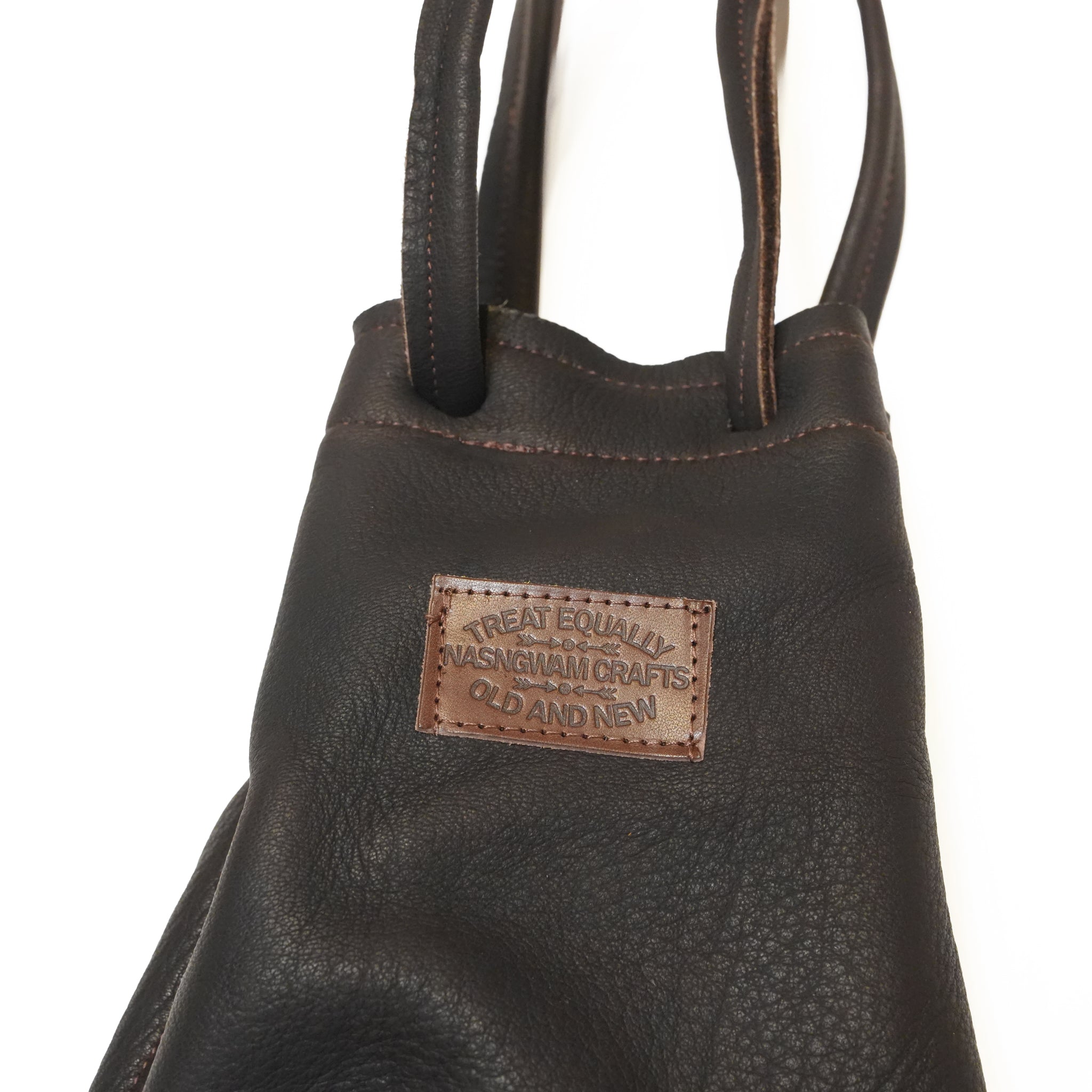 DEARSKIN WHISKY BAG – Camel / Black | NASNGWAM