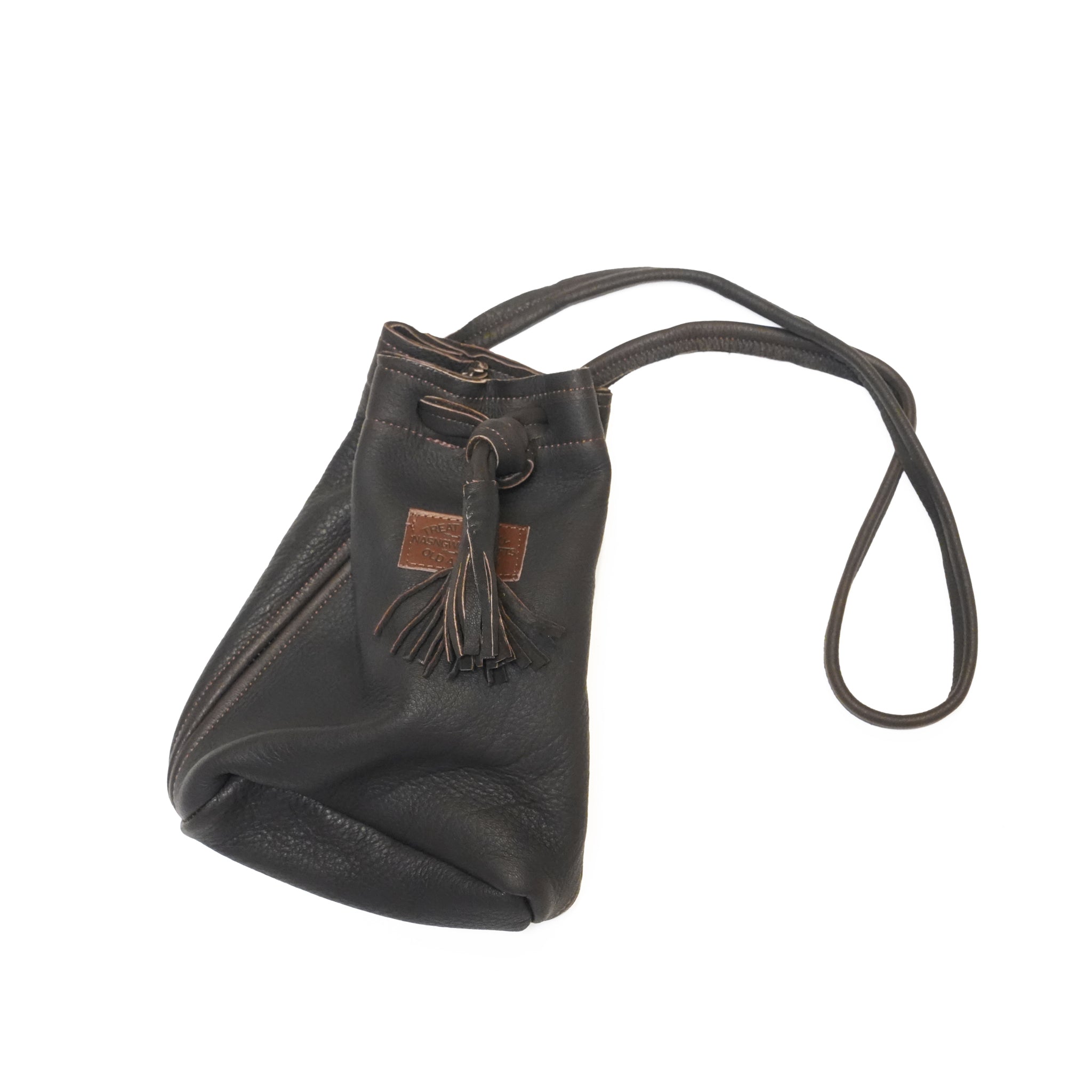 DEARSKIN WHISKY BAG – Camel / Black | NASNGWAM