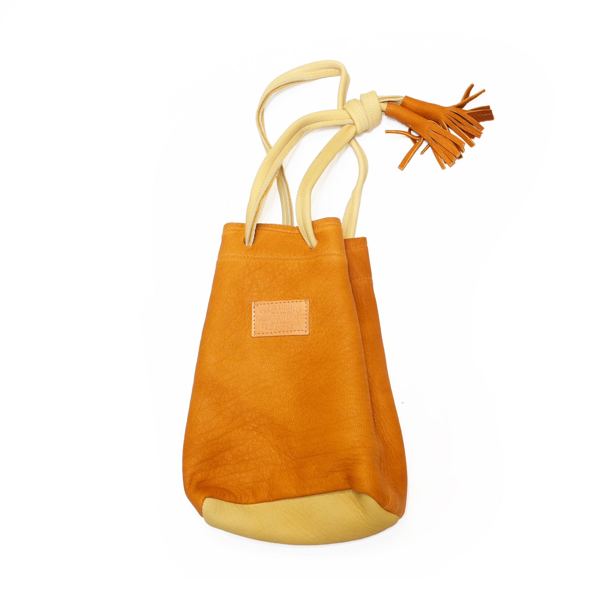DEARSKIN WHISKY BAG – Camel / Black | NASNGWAM
