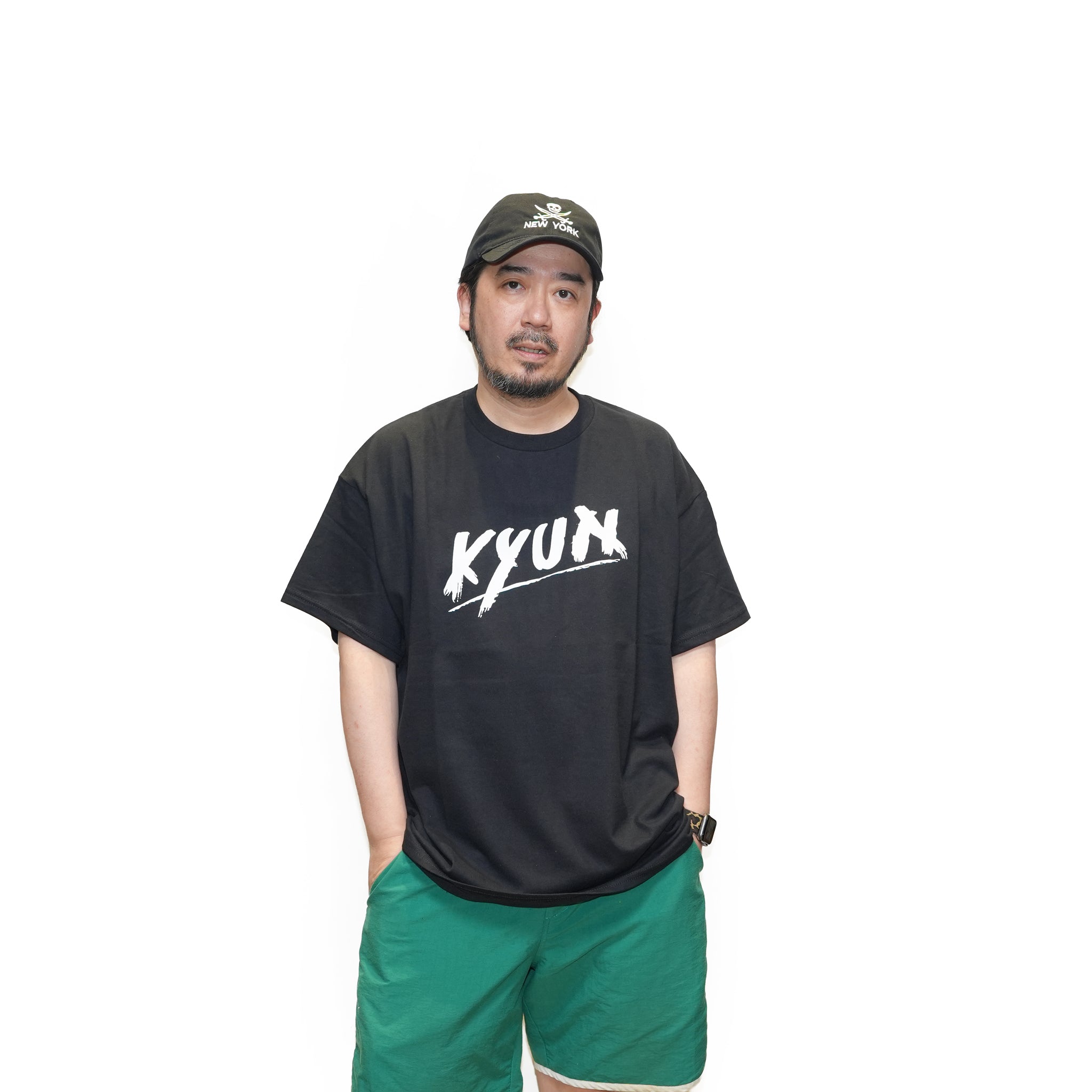 KYUN S/S TEE – Black | OK 【ネコポス選択可能】