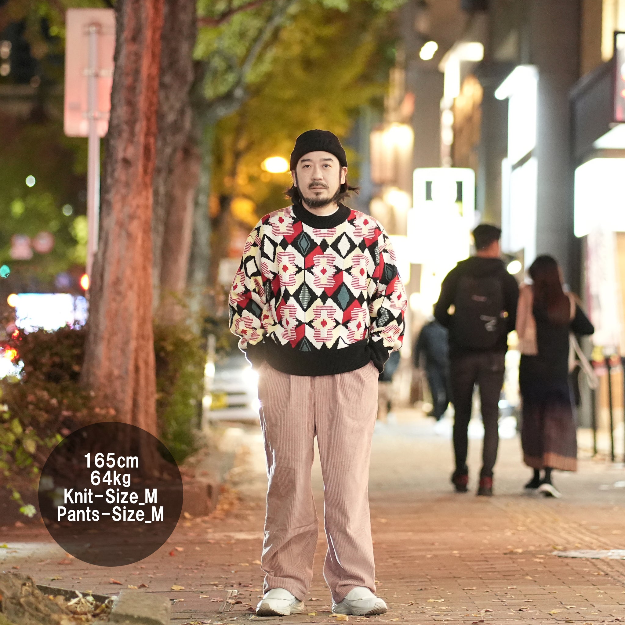No:co-2023aw03a | Name:EASY WIDE CORDUROY PANTS | Color:Indi Pink【CONICHIWA BONJOUR_コニチワボンジュール】