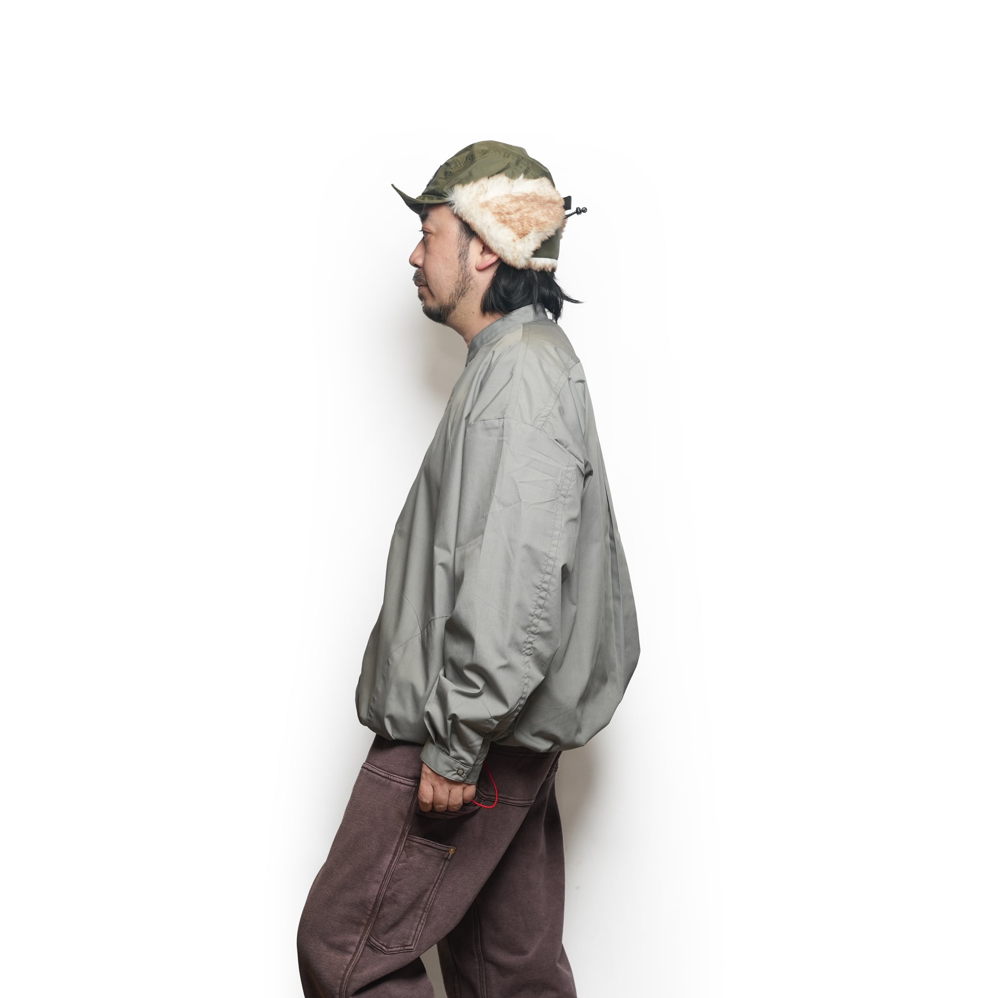 LIPMOA SOLID | Color_Charcoal | No_KLM25FSH1105_Charcoal【KELEN MEN_ケレン】