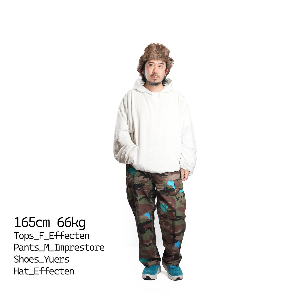Balloon silhouette pullover hoodie – Ash | EFFECTEN