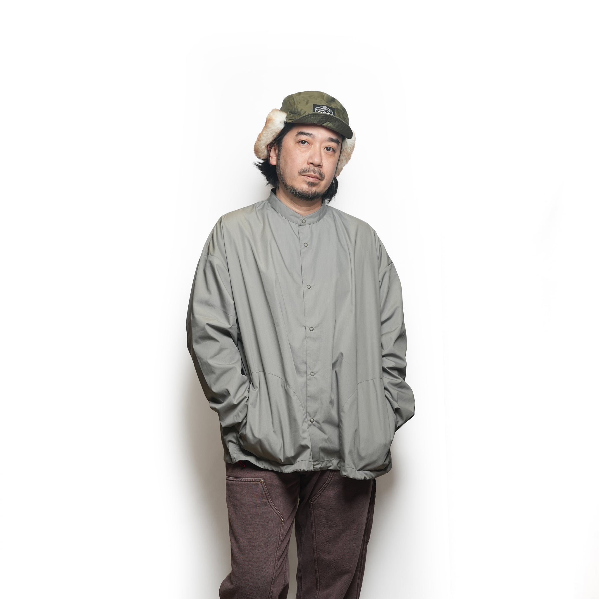 LIPMOA SOLID | Color_Charcoal | No_KLM25FSH1105_Charcoal【KELEN MEN_ケレン】