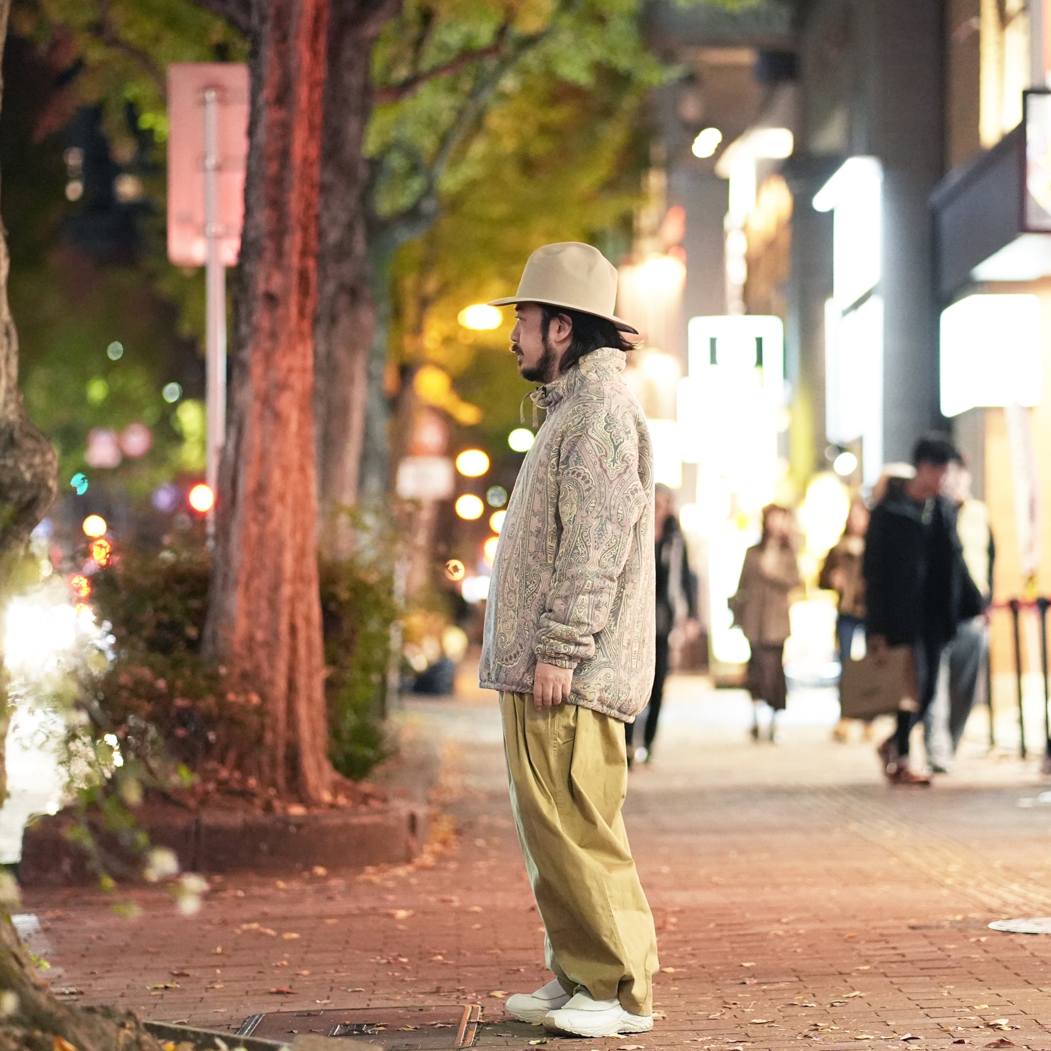 M32503-16 | Insulated Mock Neck Pullover | Color:Betro Paisley Pink【MONITALY_モニタリー】