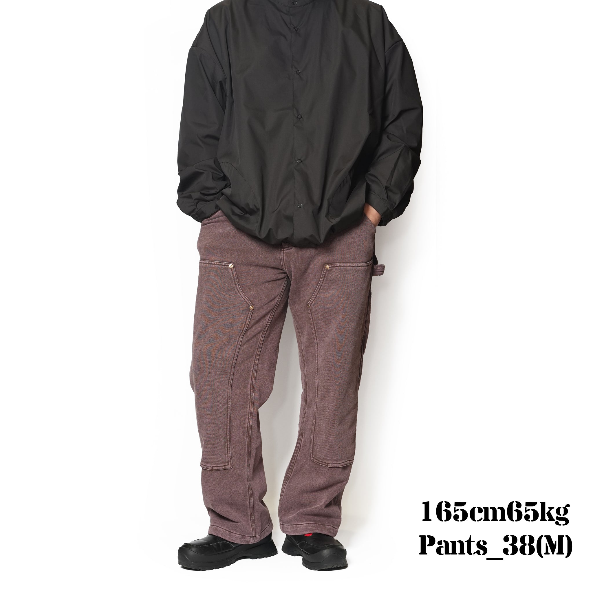 Double Knee Pants / Huey (Brown) | IMPRESTORE