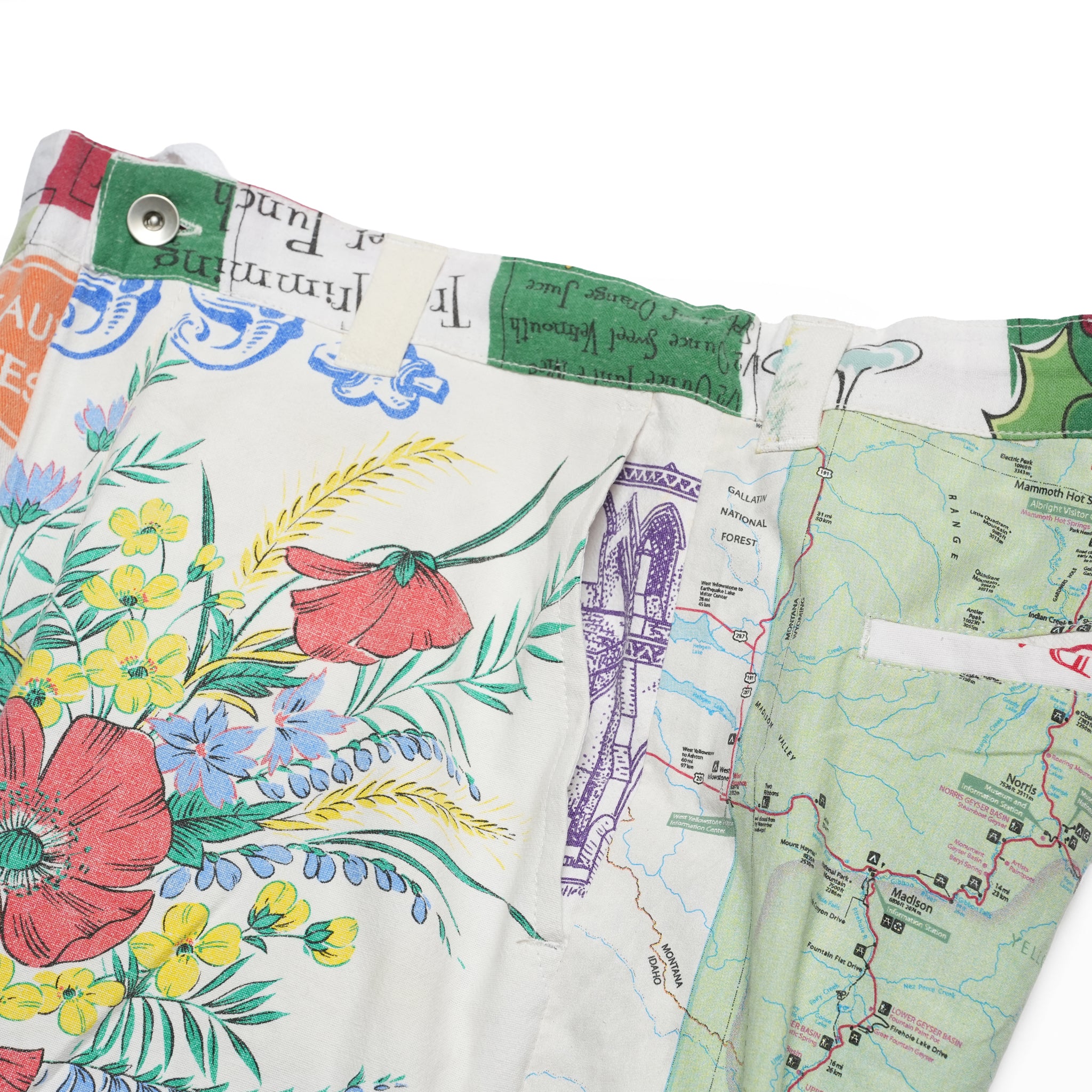 Vintage Cloth Pants Bondage Pants – Multi_B | MR. REMAKE MAN