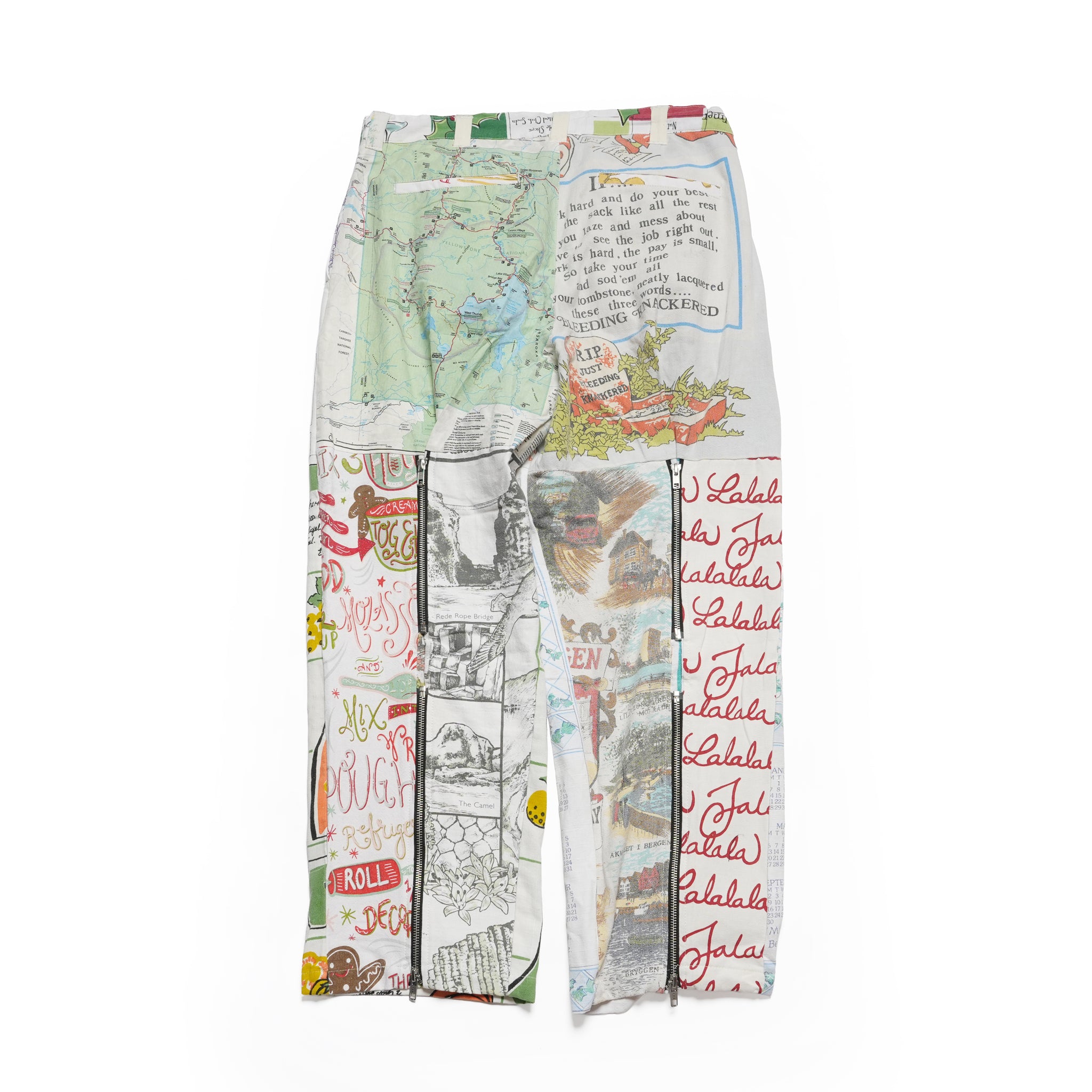 Vintage Cloth Pants Bondage Pants – Multi_B | MR. REMAKE MAN