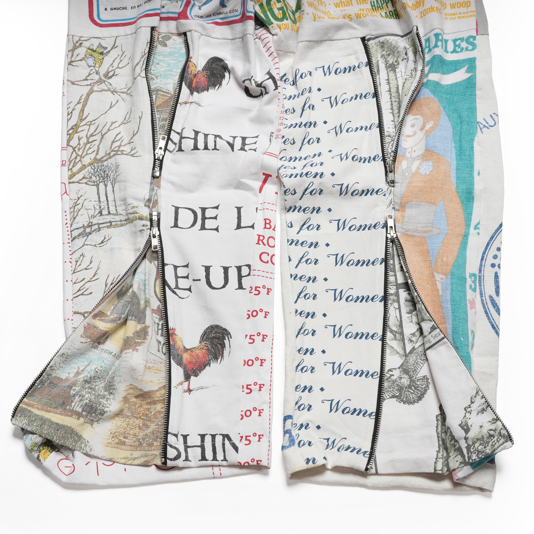 Vintage Cloth Pants Bondage Pants – Multi_C | MR. REMAKE MAN