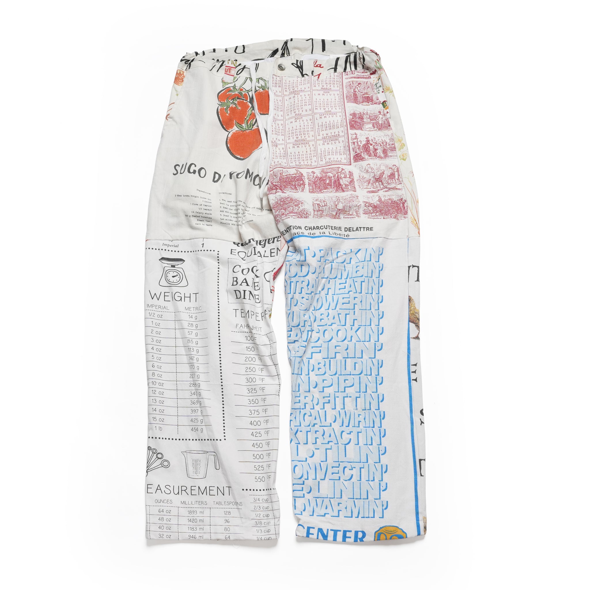Vintage Cloth Pants Bondage Pants – Multi_E | MR. REMAKE MAN