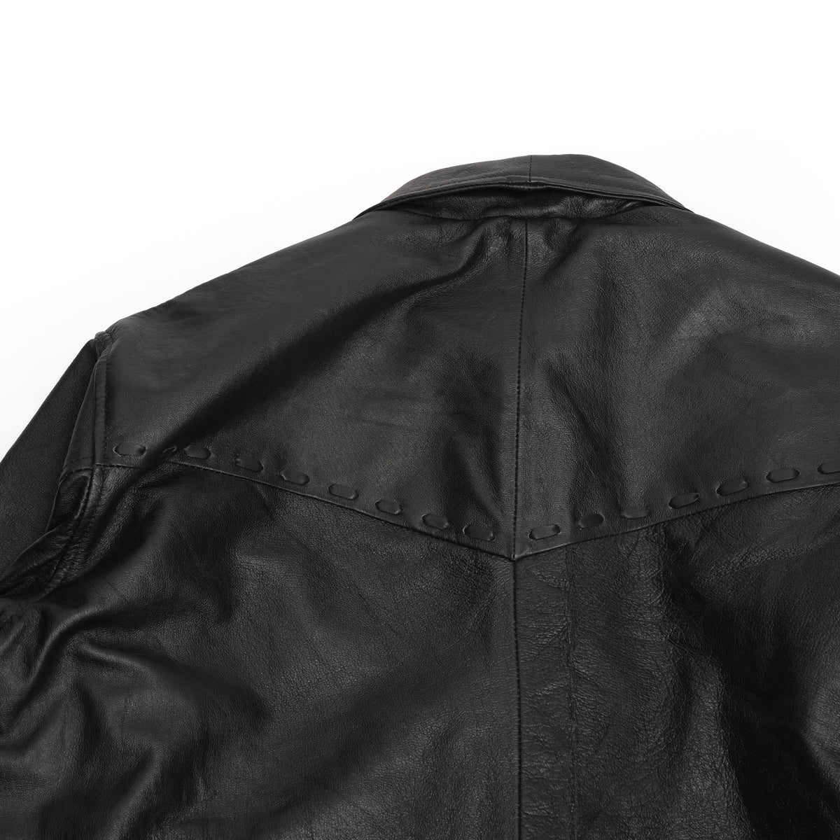 PUEBLO LEATHER COACH JKT – 01-Black | NASNGWAM