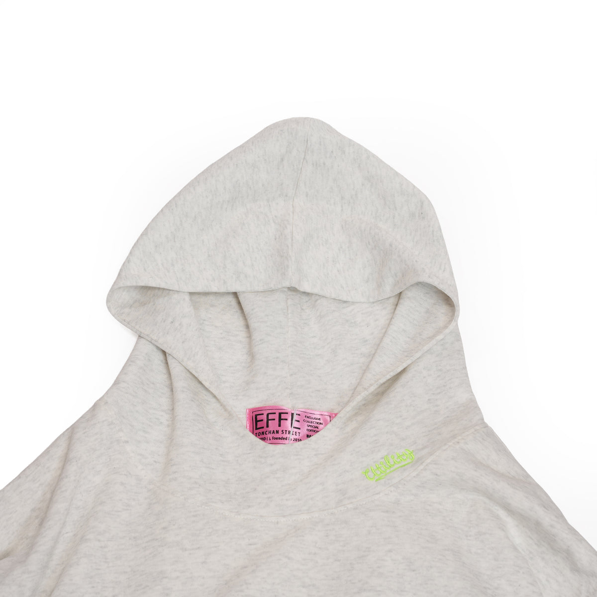 Balloon silhouette pullover hoodie – Ash | EFFECTEN
